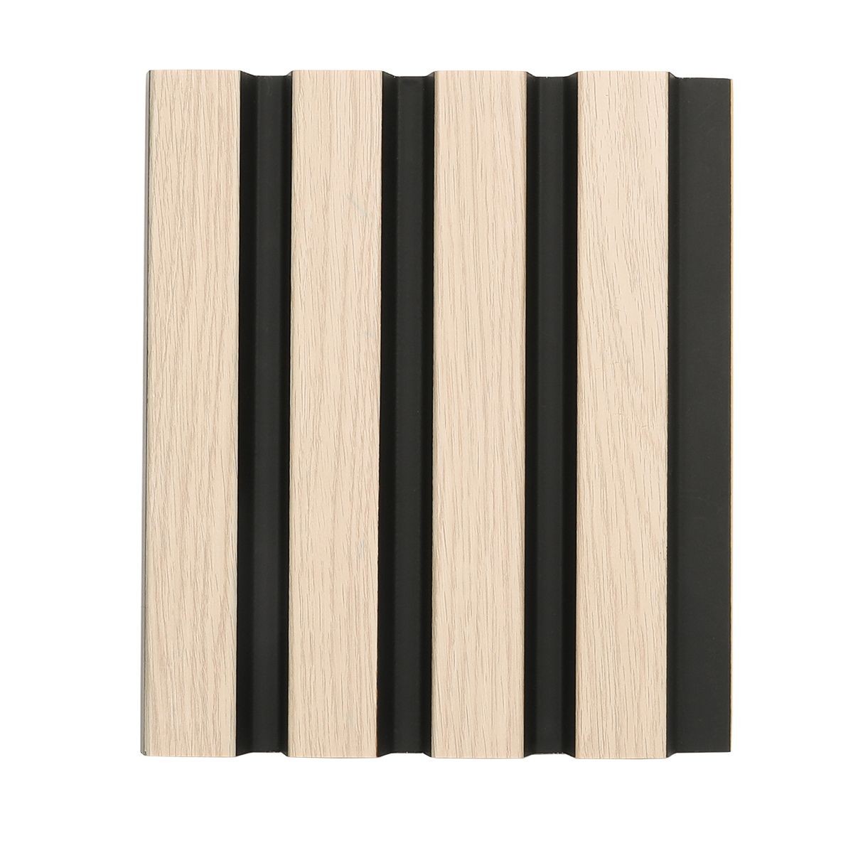 Slatwall Waterproof Oak / Black Wall Panel 170x2400mm (3 Pack)