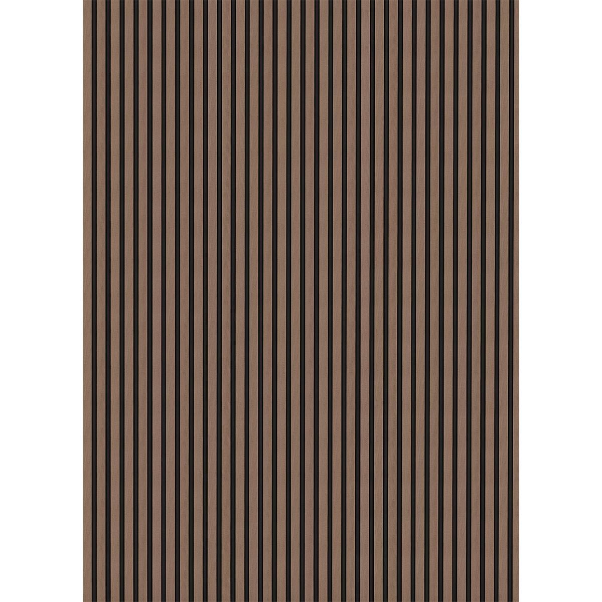 Slatwall Waterproof Walnut / Black Wall Panel 170x2400mm (3 Pack)