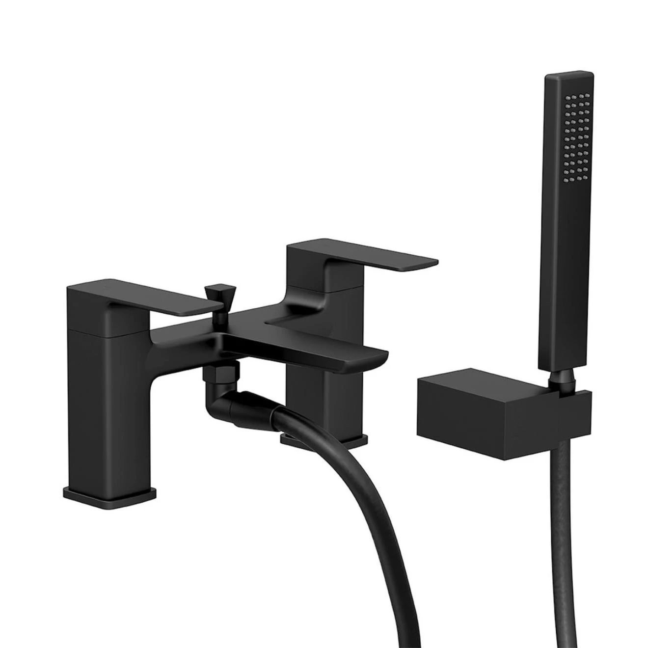 Strive Matt Black Bath Shower Mixer Tap