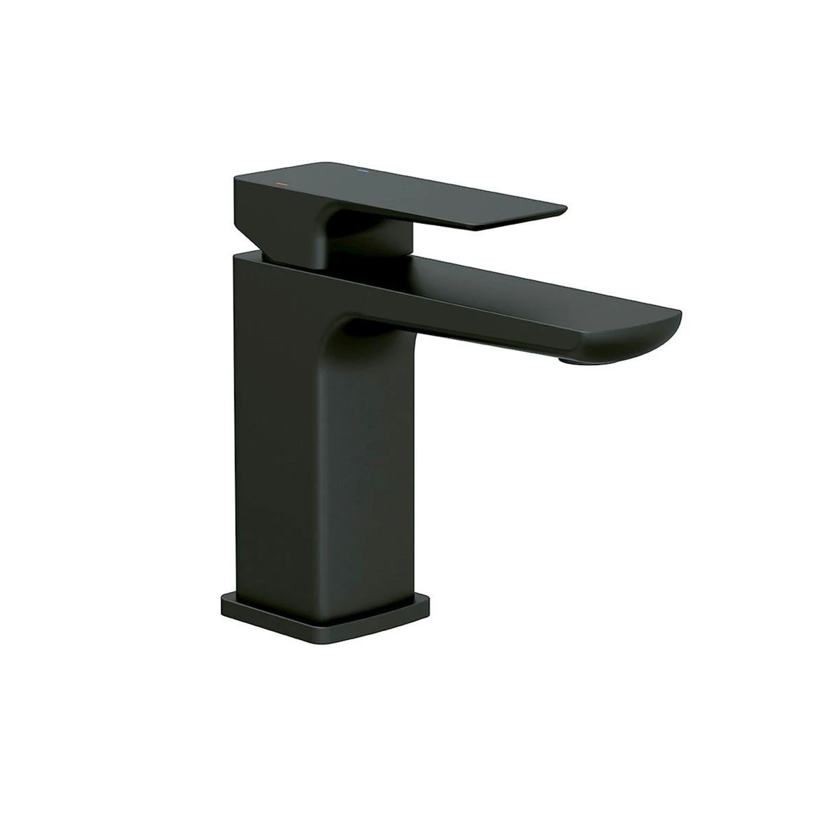 Strive Matt Black Basin Mono Mixer Tap with Easy Clean Click Waste