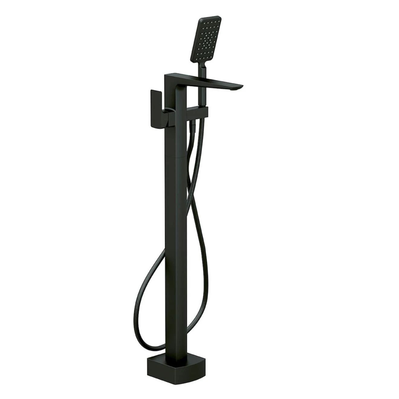 Strive Matt Black Freestanding Bath Shower Mixer Tap