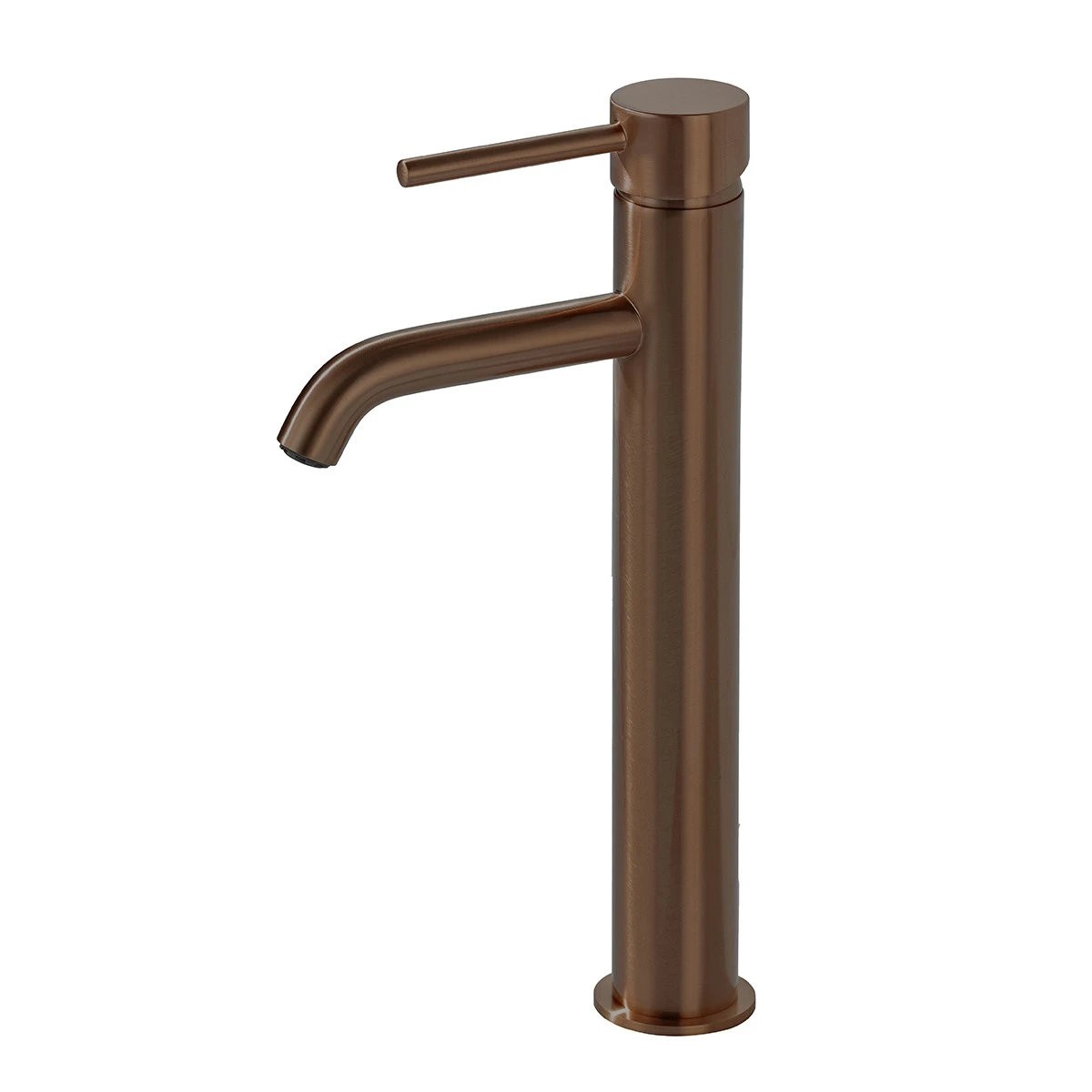 Serenity Brushed Bronze Tall Basin Mono Mixer Tap with Waste