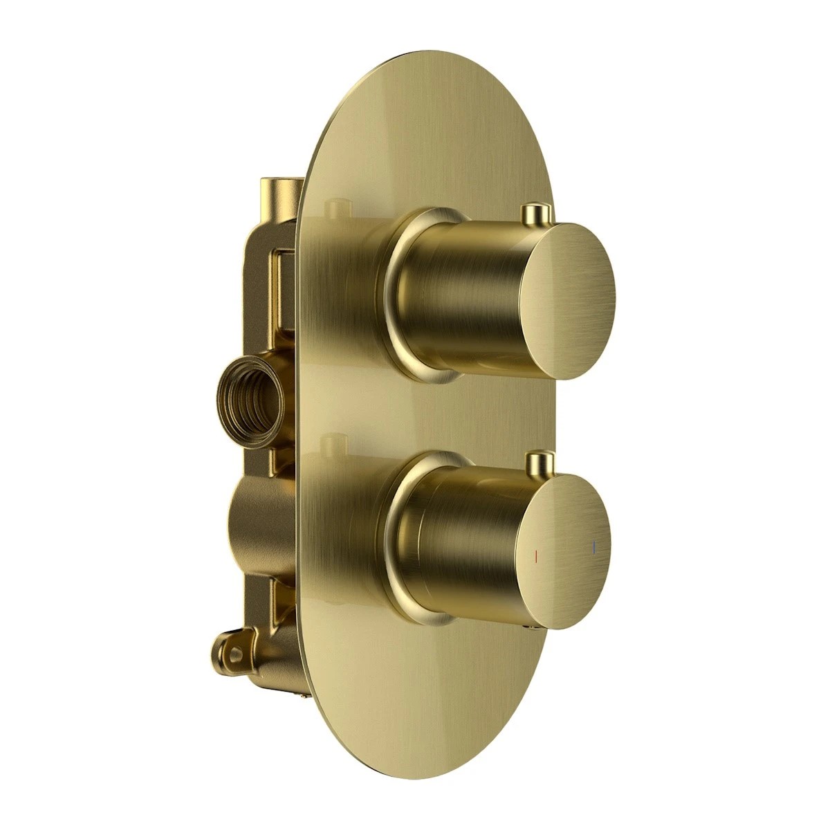 Globe Brushed Gold Single Function Concealed Thermostatic Shower Valve