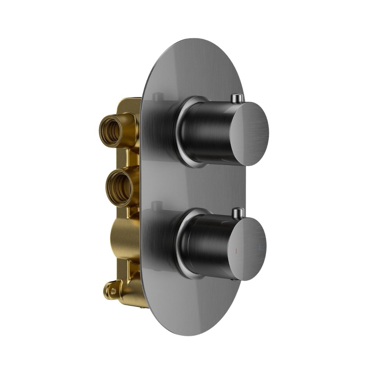 Globe Gunmetal Dual Function Concealed Thermostatic Shower Valve