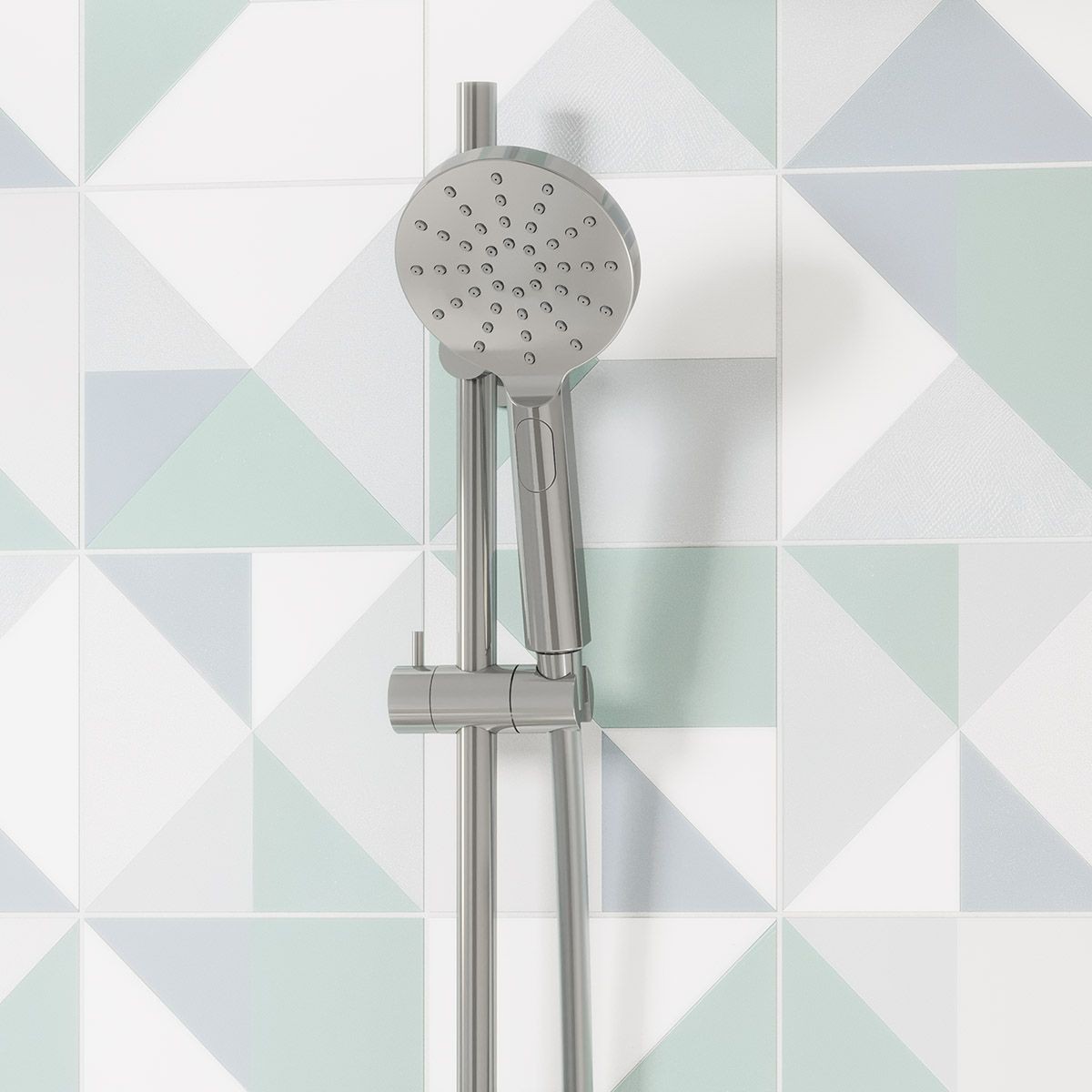 Globe Chrome Round Two Outlet Concealed Thermostatic Shower Set