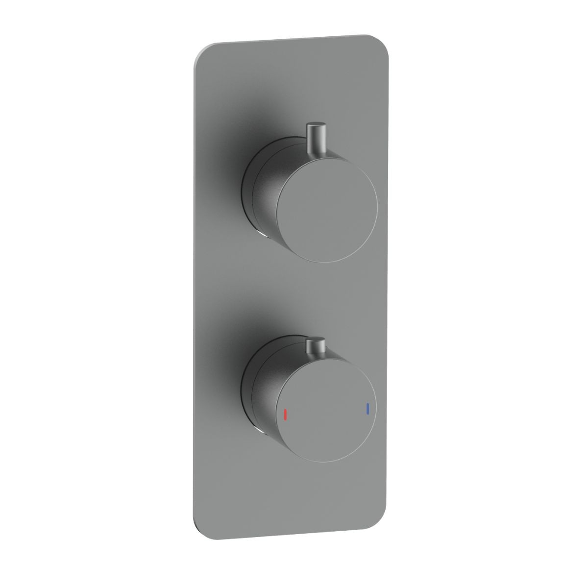 Arc Gunmetal Dual Concealed Thermostatic T Box Shower Valve