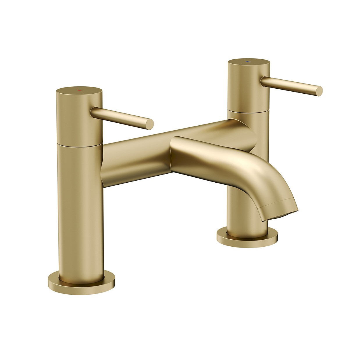 Serenity Brushed Brass Bath Filler Tap