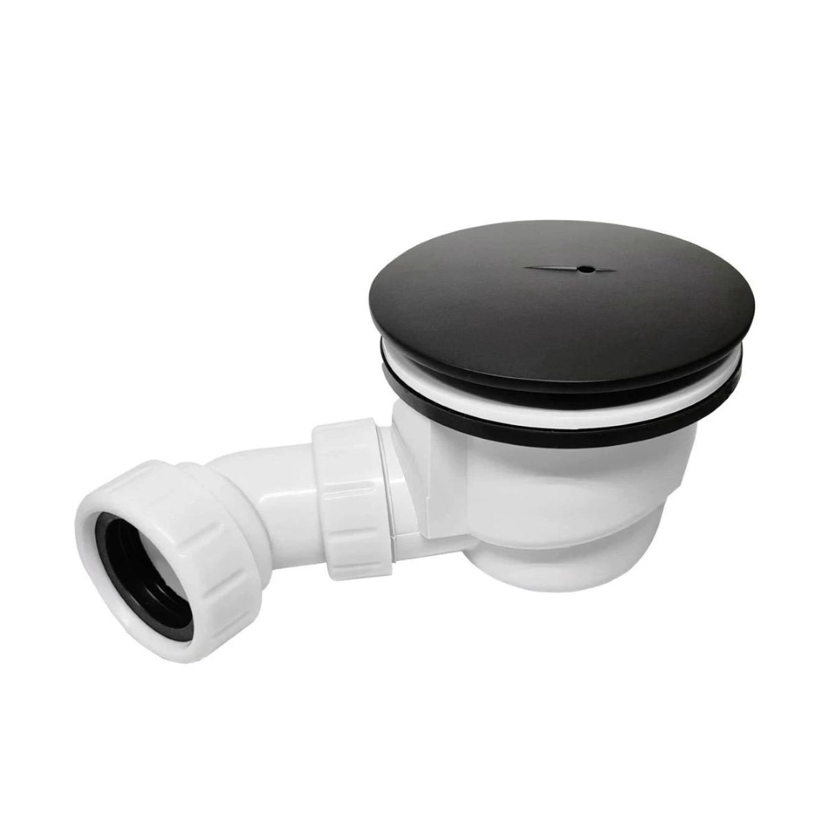 Matt Black 90mm Shower Waste & Trap
