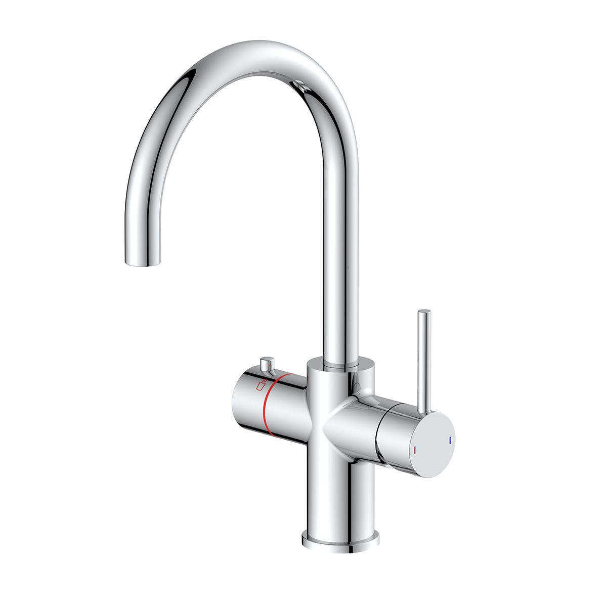 Elara Chrome 3 in 1 Boiling Water Kitchen Mixer with Boiler & Filter