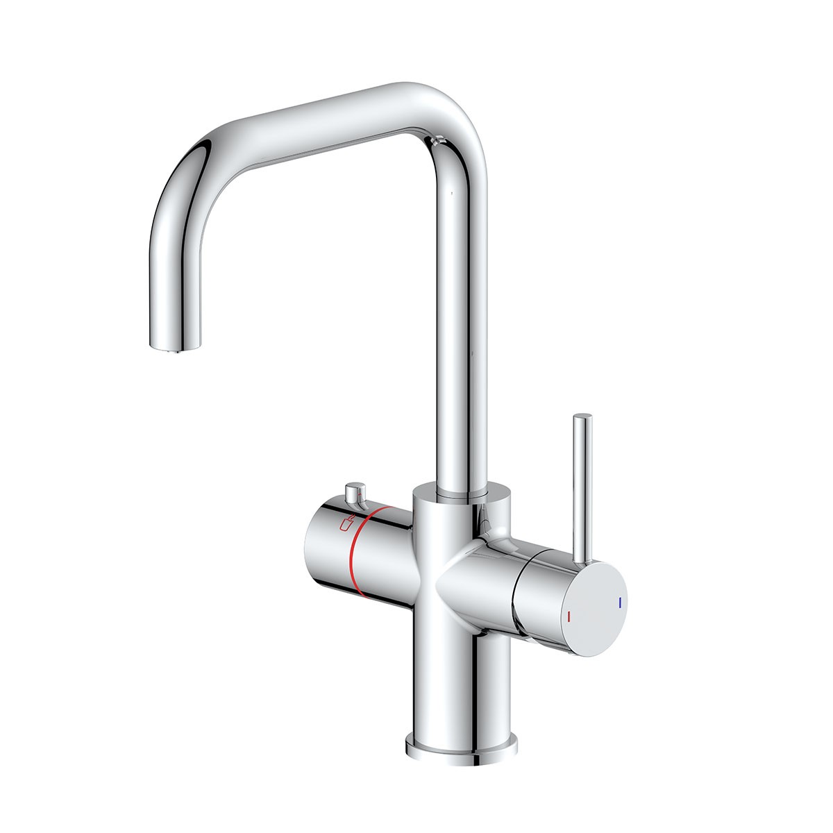 Alira Chrome 3 in 1 Boiling Water Kitchen Mixer with Boiler & Filter