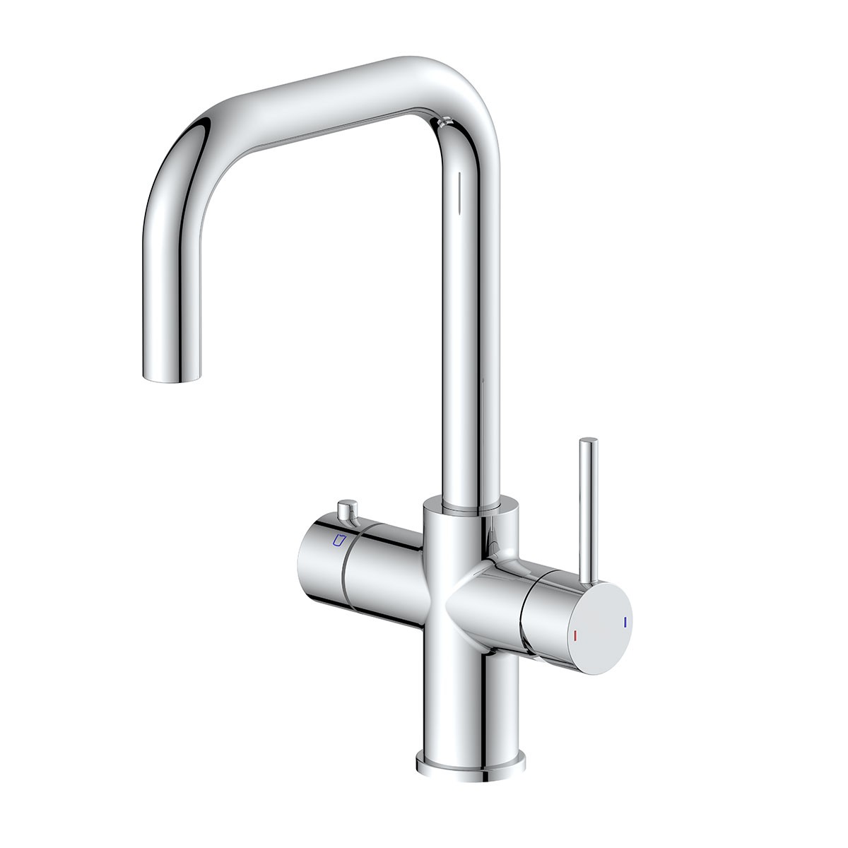 Aria Chrome 4 in 1 Boiling Water Kitchen Mixer with Boiler & Filter