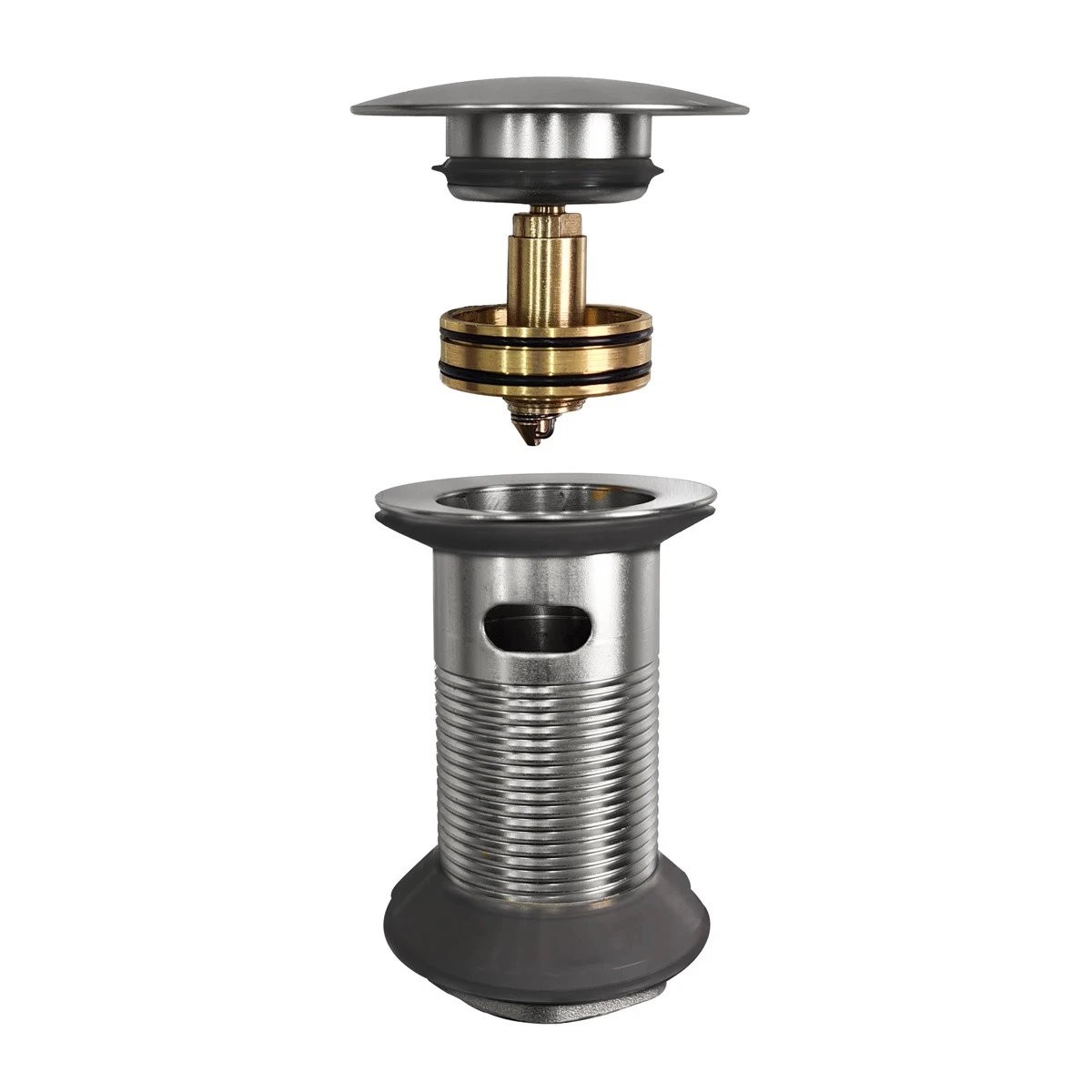 Beacon Chrome Basin Mono Mixer Tap with Easy Clean Click Waste