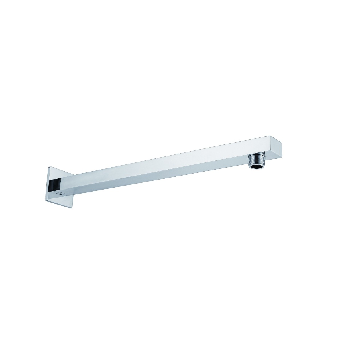 Cube Chrome Wall Shower Arm 300mm