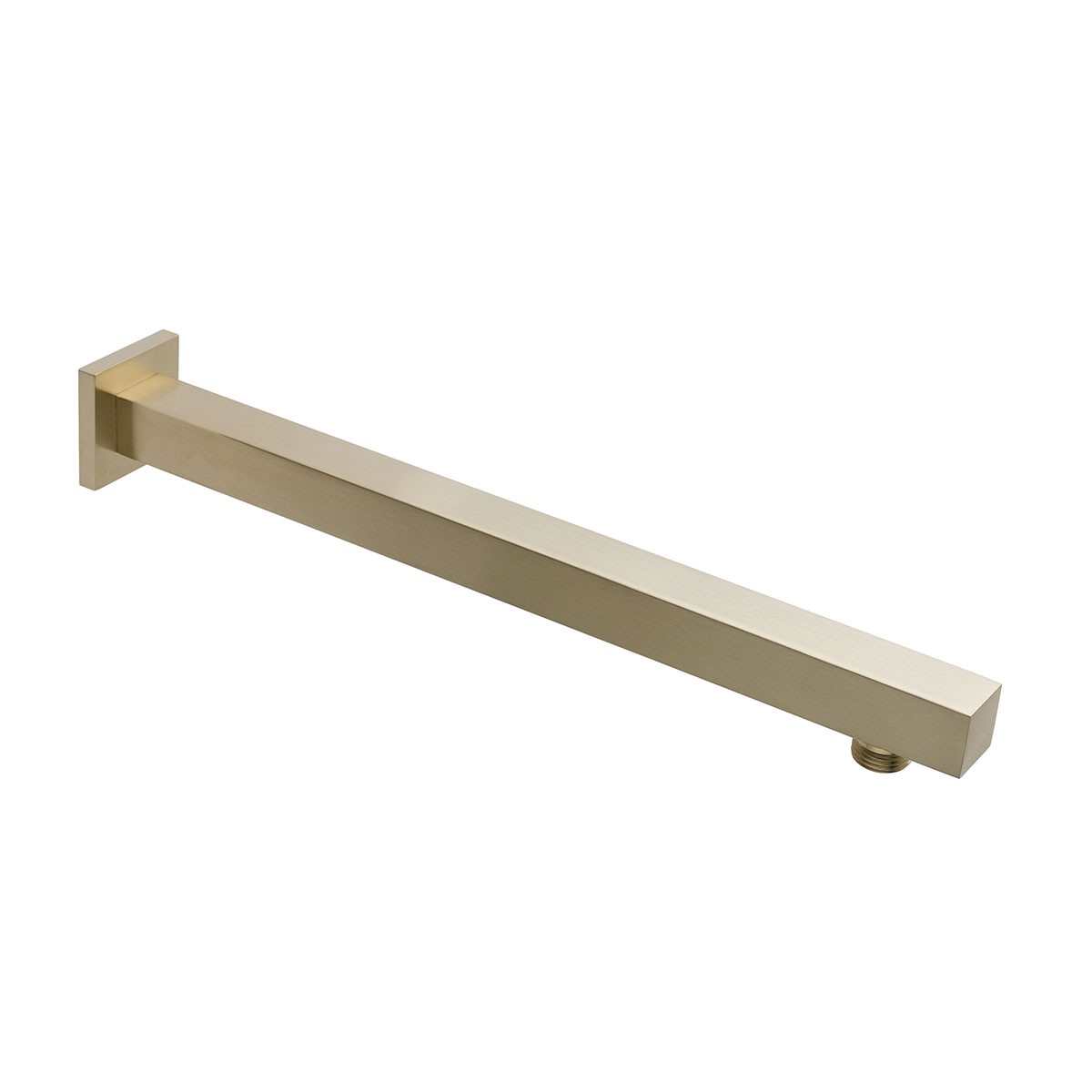 Cube Brushed Gold Wall Arm 300mm