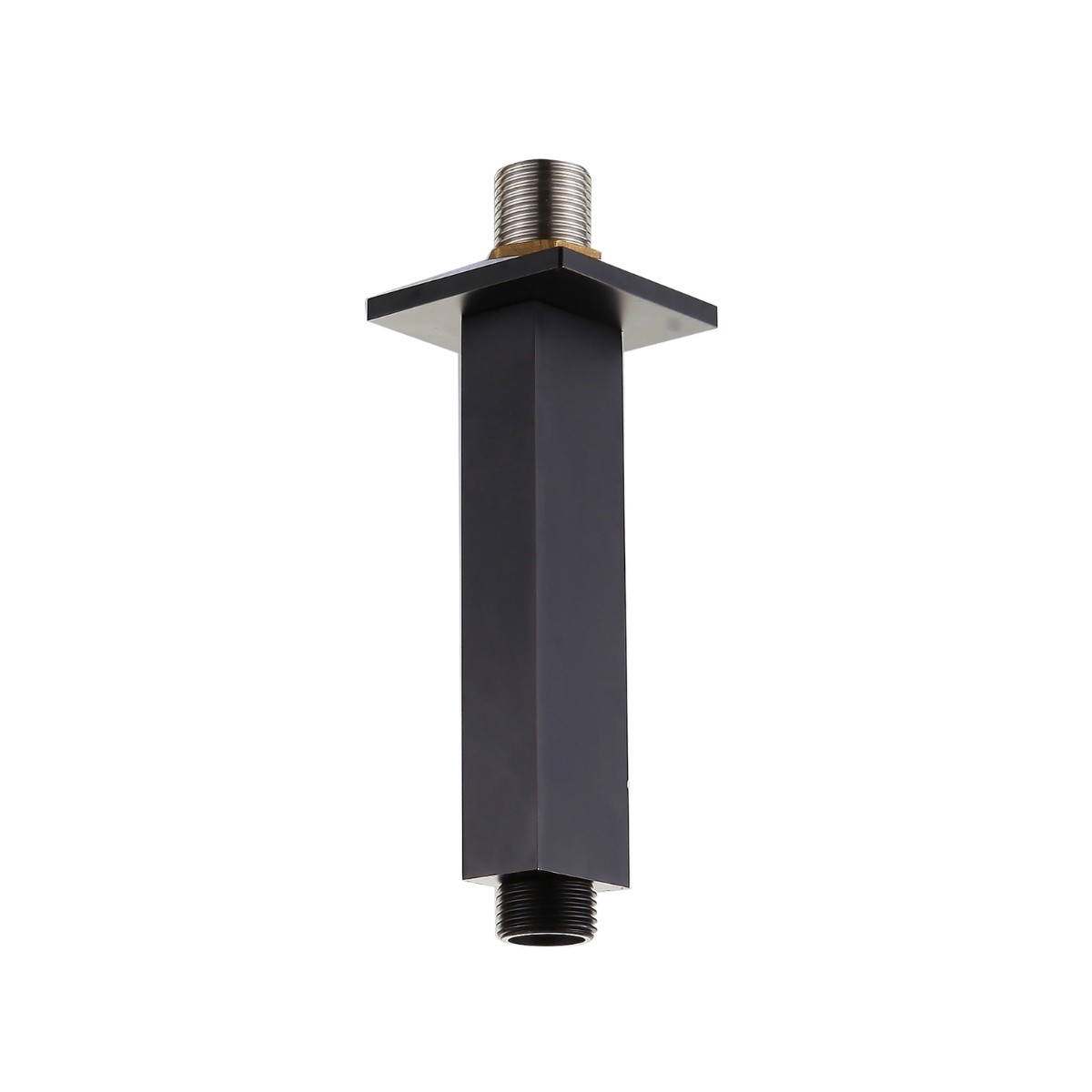 Cube Matt Black Ceiling Shower Arm