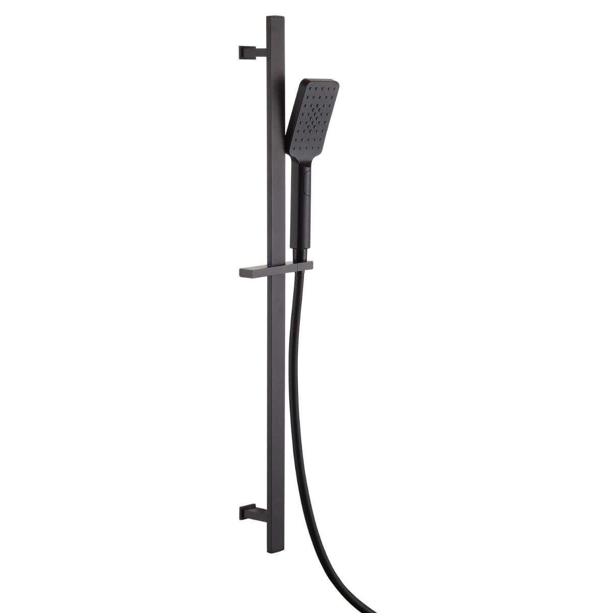 Cube Matt Black Slide Rail with Handset