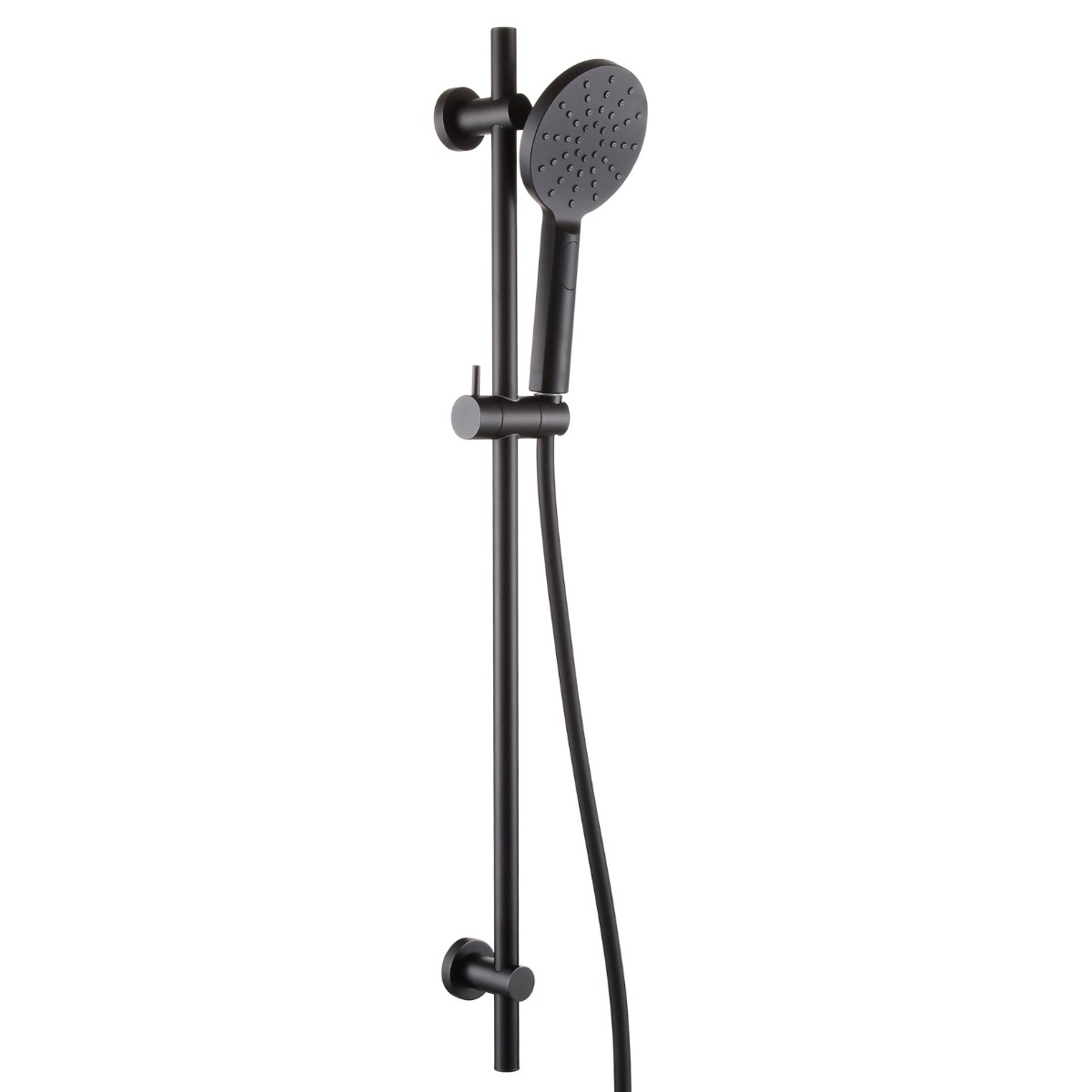 Globe Matt Black Adjustable Slide Rail with Handset