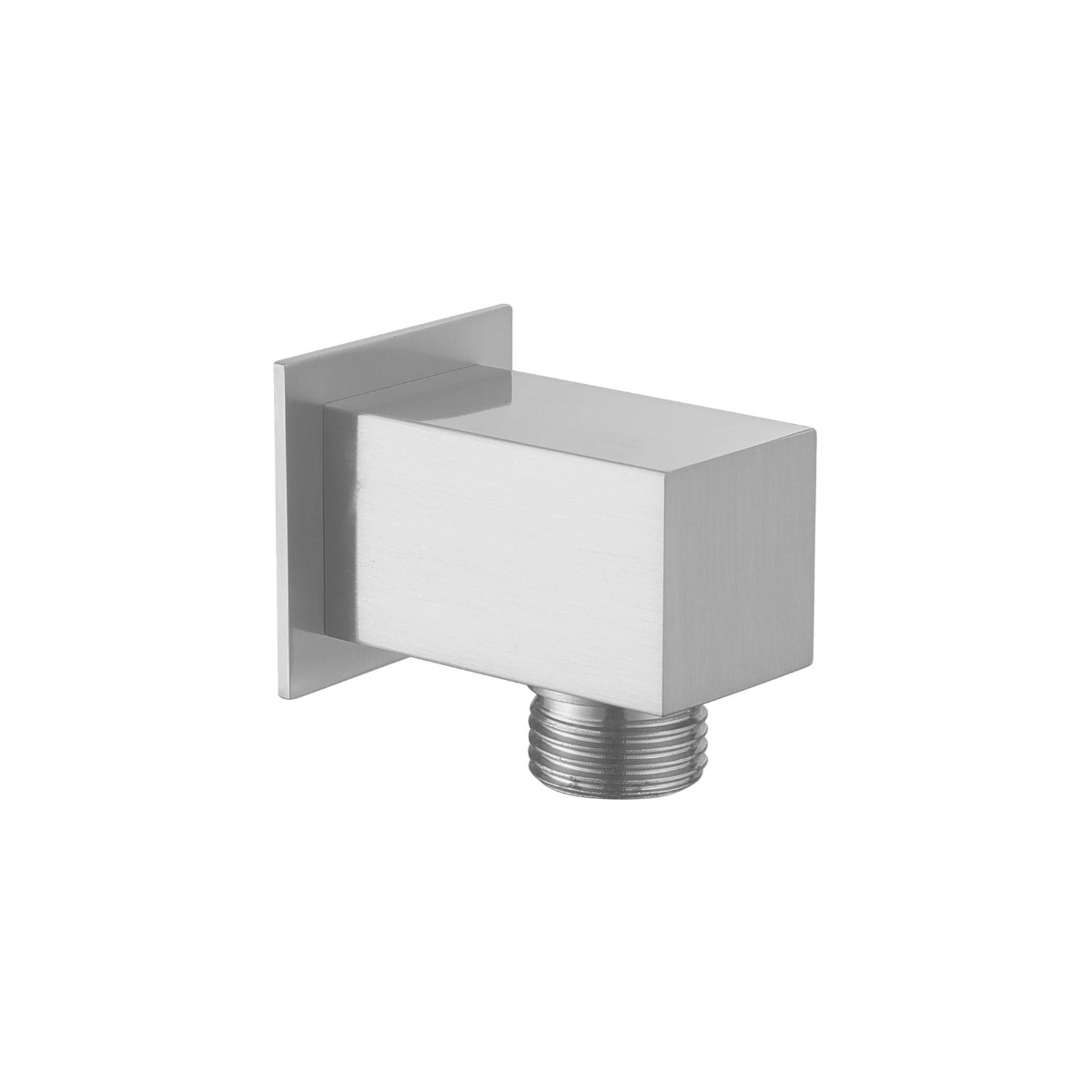 Cube Chrome Wall Outlet Elbow