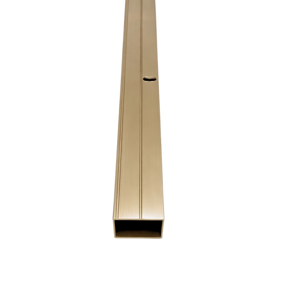 Crystal 6mm Brushed Brass Extension Profile 20mm