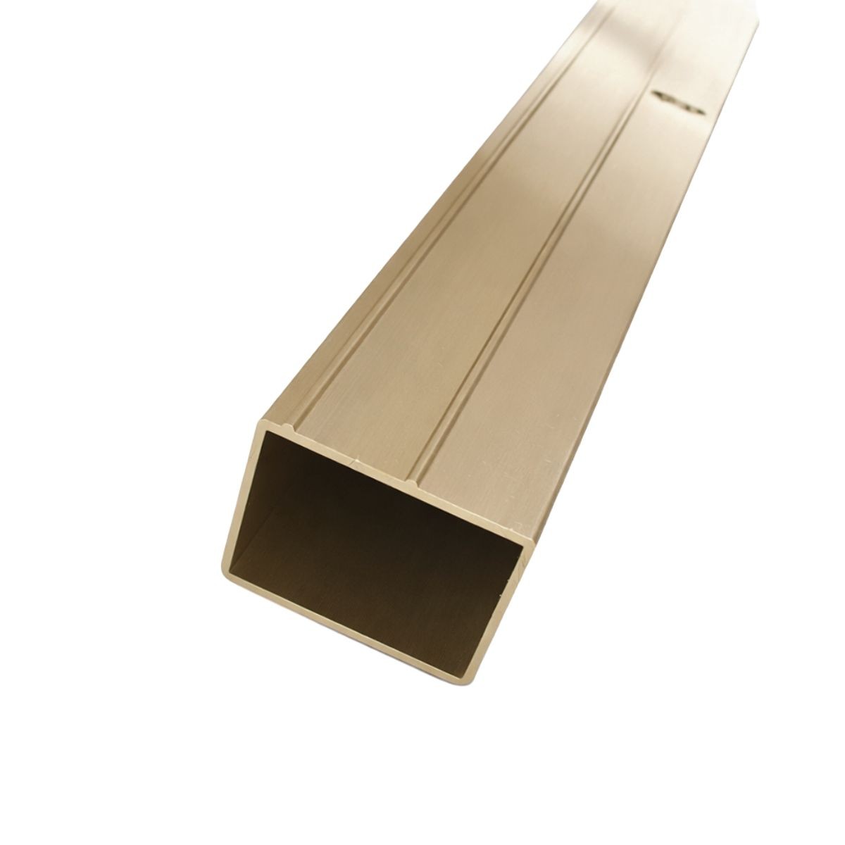 Crystal 6mm Brushed Brass Extension Profile 20mm