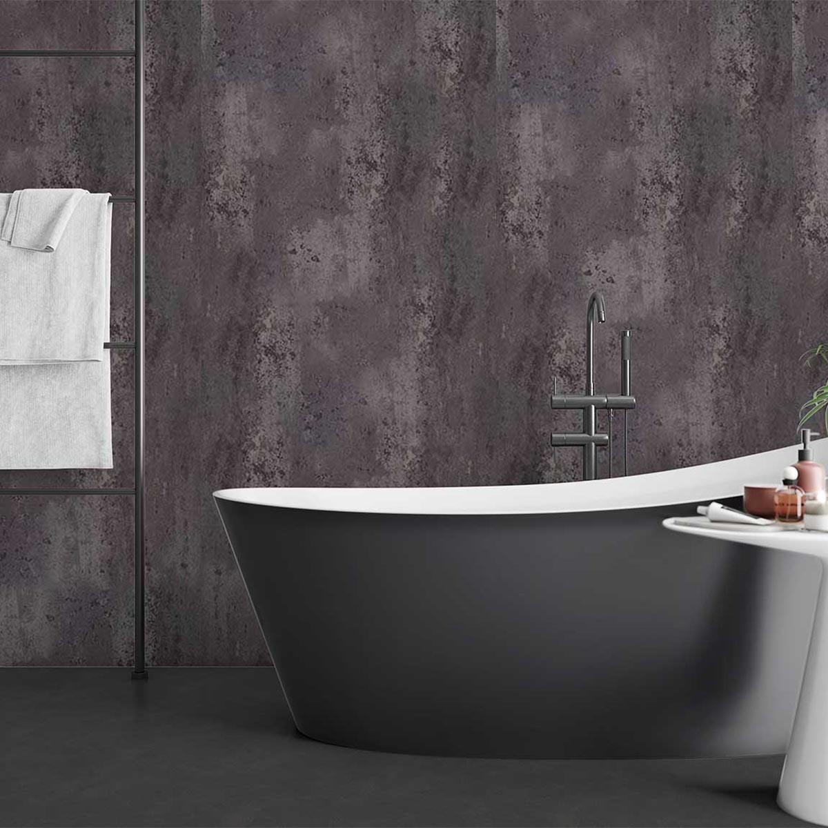 Retro Metallic Tongue & Groove Wall Panels 2600x250mm (Pack of 4)