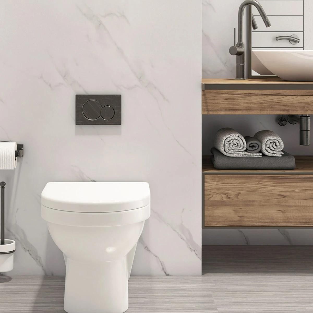Neptune Carrara Matt Tongue & Groove Shower Panel 2400x1000mm
