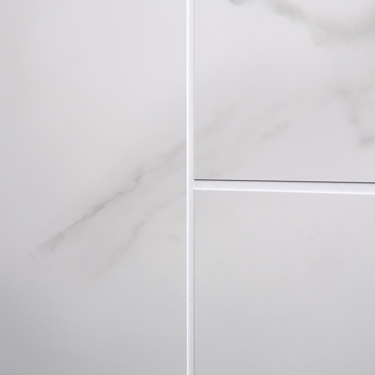 Neptune Carrara Tile Effect Tongue & Groove Shower Panel 2400x1000mm