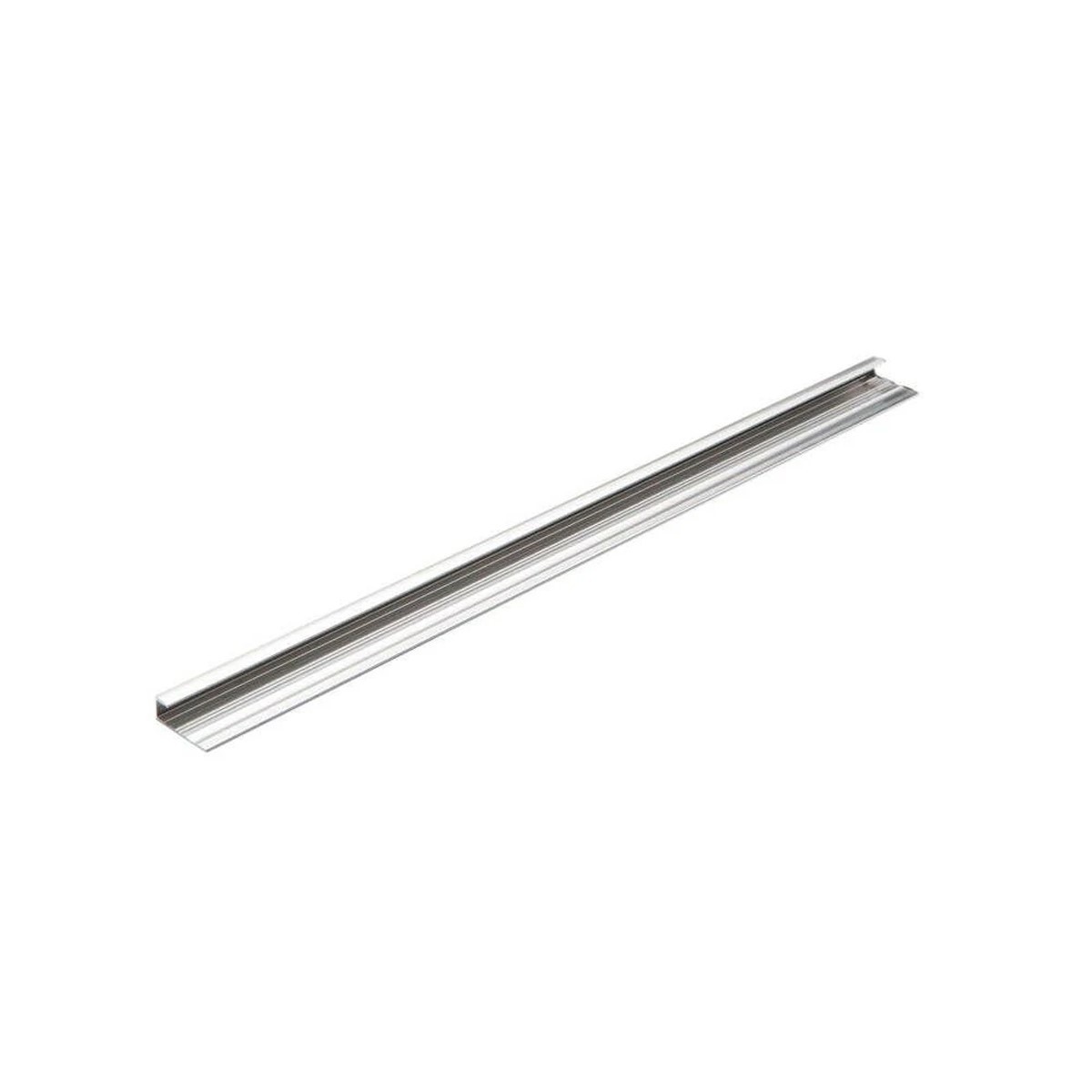 10.5mm White Aluminium End Cap Finishing Trim 2400mm