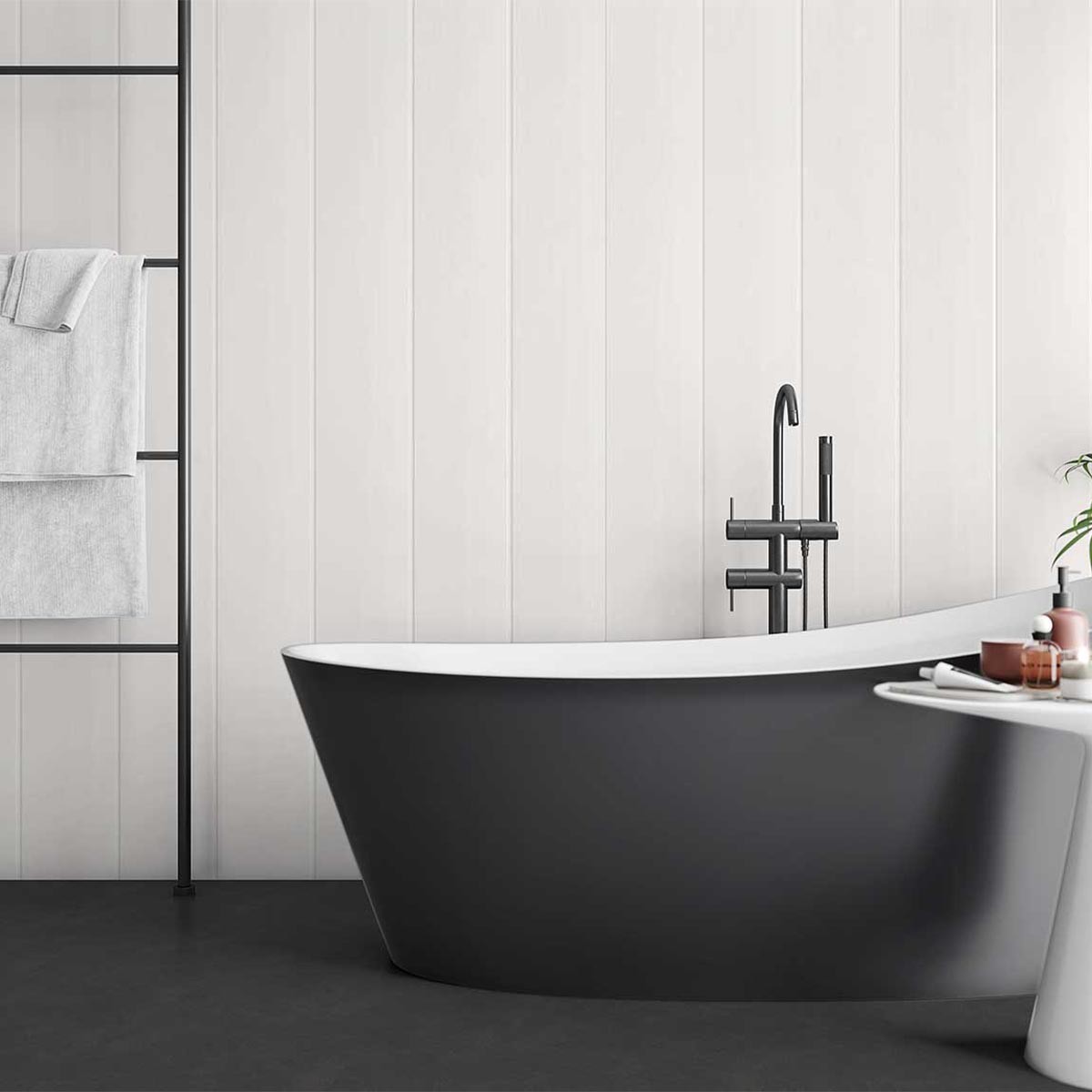 White Tongue & Groove Ceiling Panels 2600x250mm (Pack of 4)