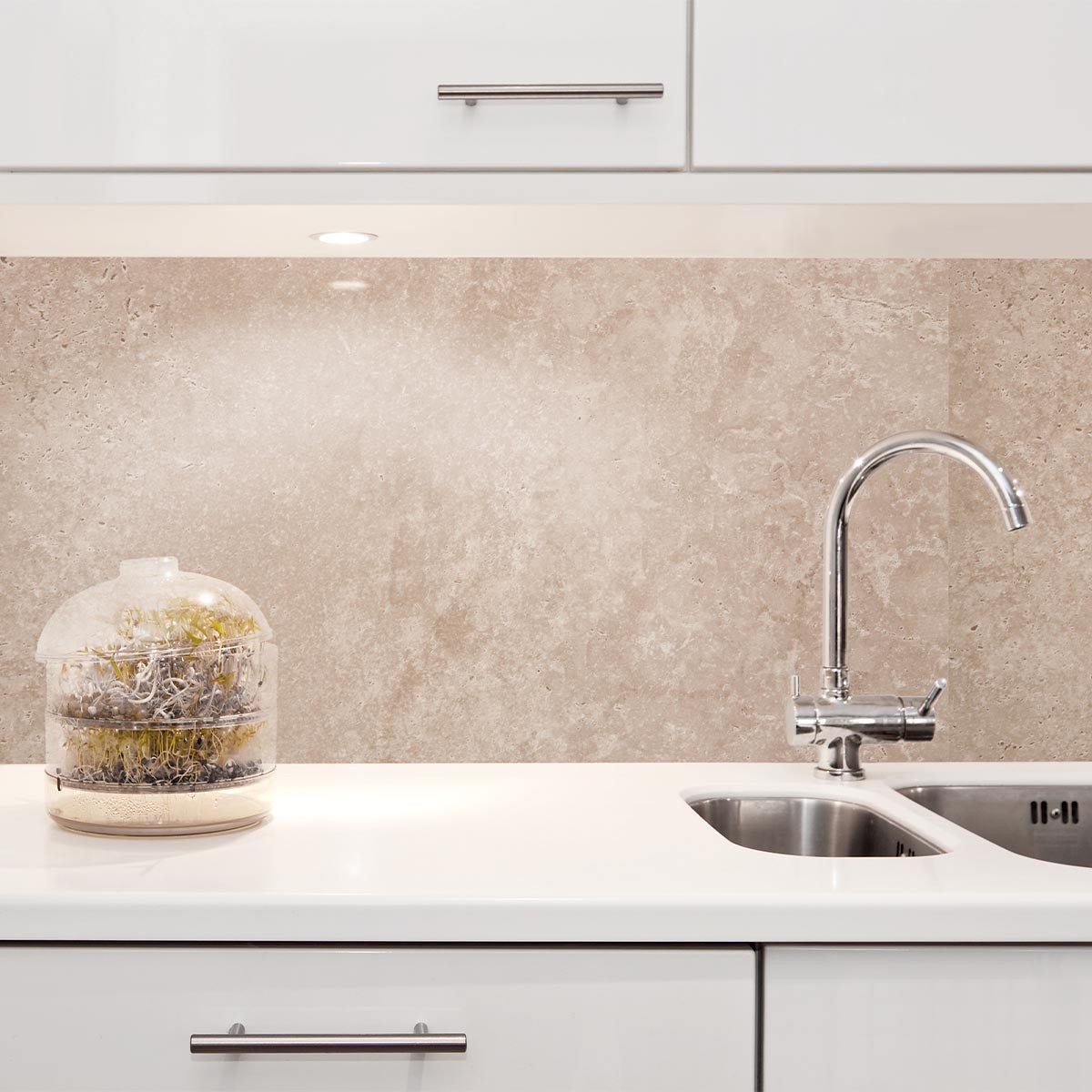 Concrete Beige Tongue & Groove Wall Panels 2600x250mm (Pack of 4)