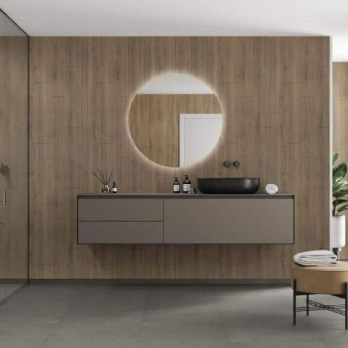 Fibo Wood Slats Pure Oak 2400x600mm