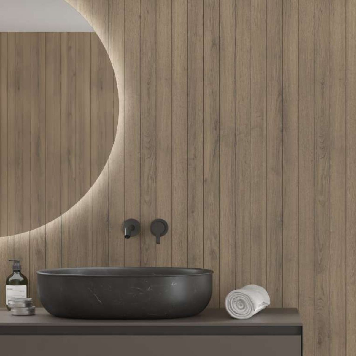 Fibo Wood Slats Pure Oak 2400x600mm