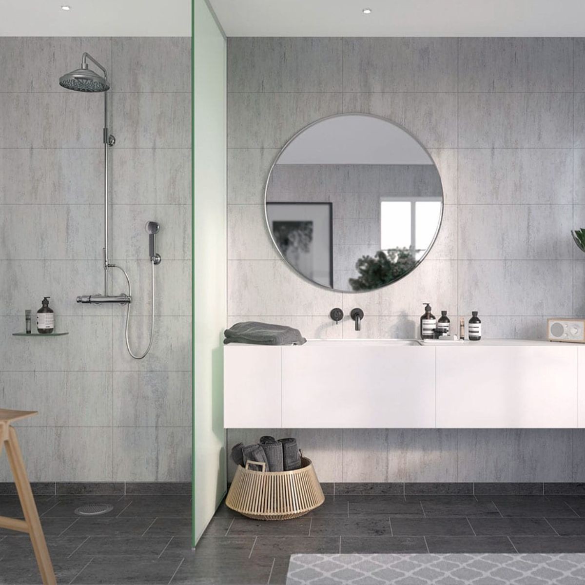 Fibo Shabby Chic Tile Wall Panel 2400x600mm