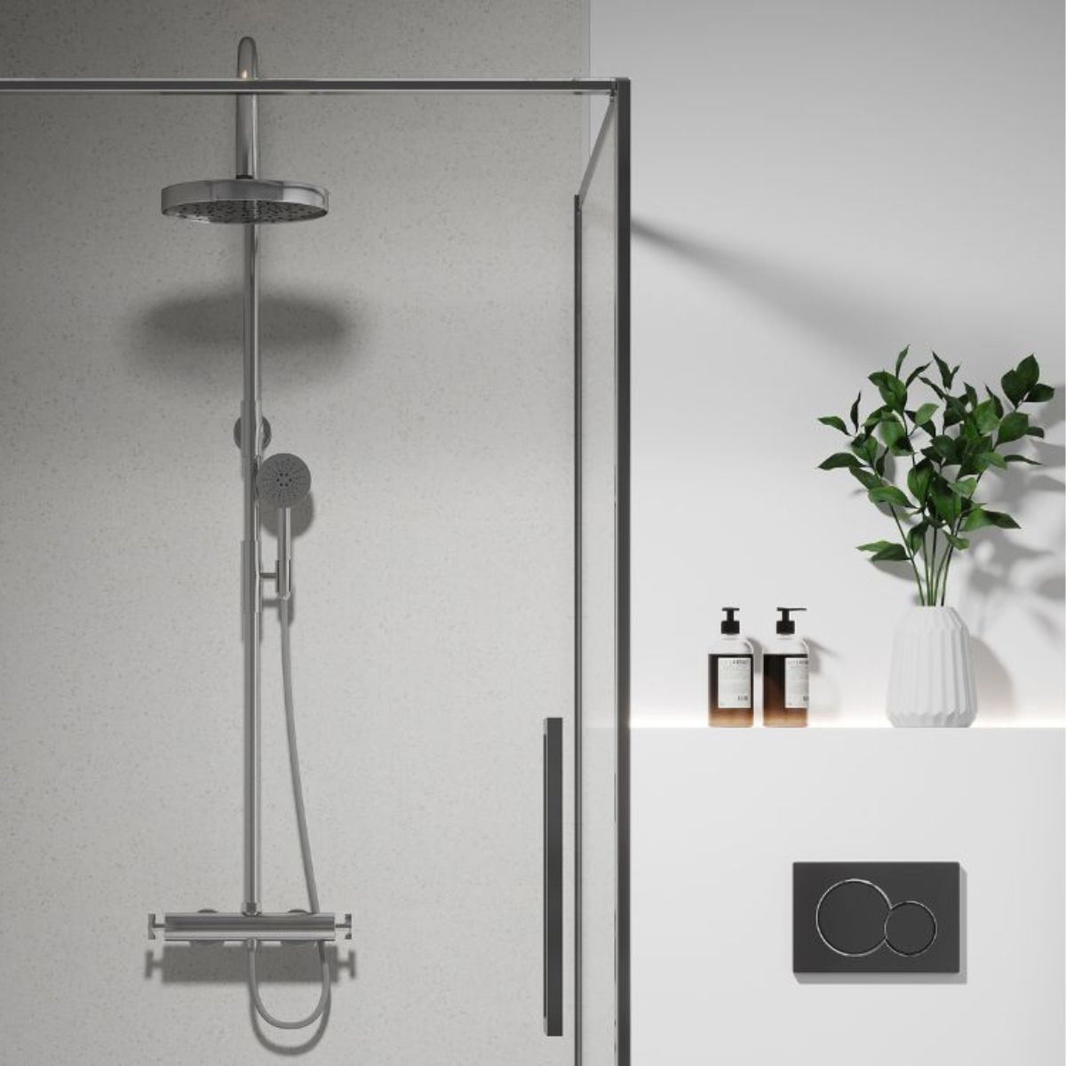 Fibo Light Terrazzo Wall Panel 2400x600mm