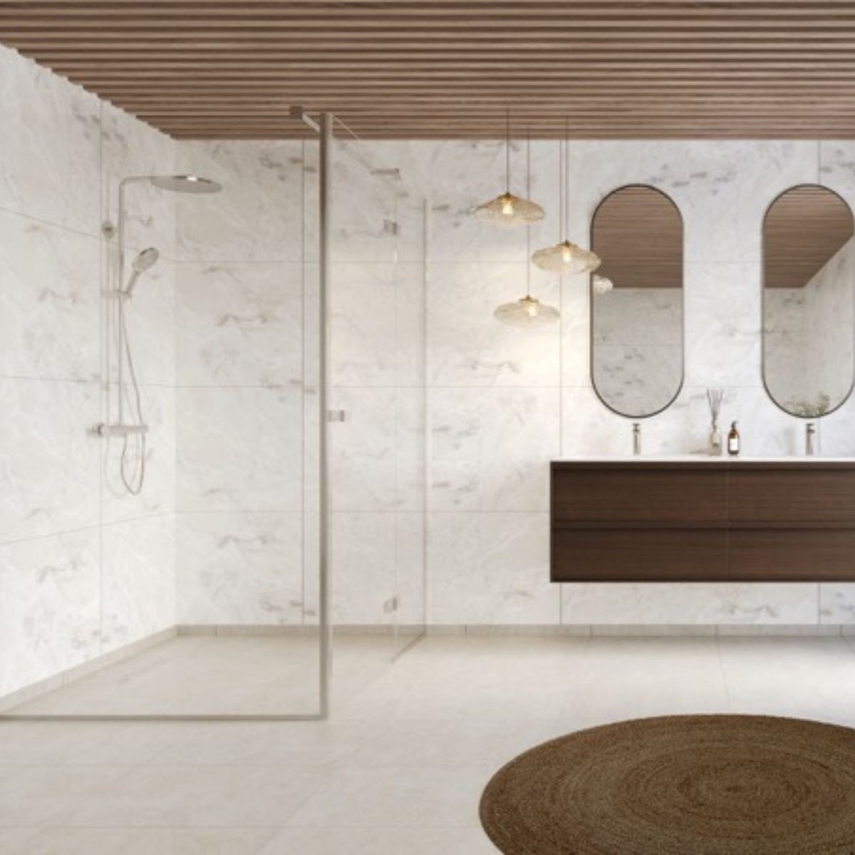 Fibo Arctic Onyx Tile Wall Panel 2400x600mm