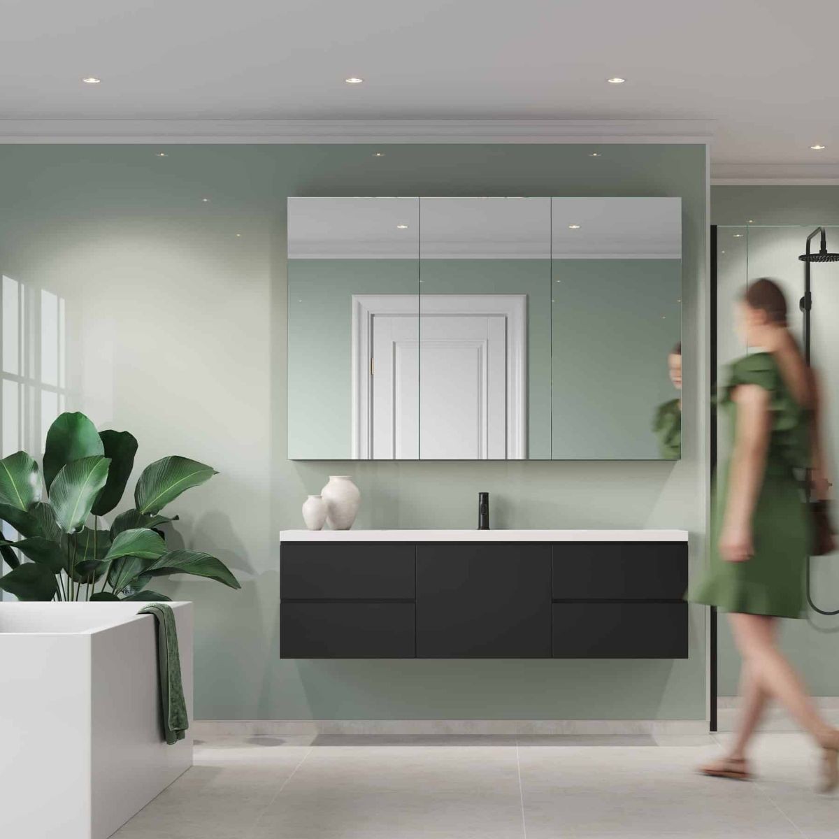 Fibo Light Mint Wall Panel 2400x600mm