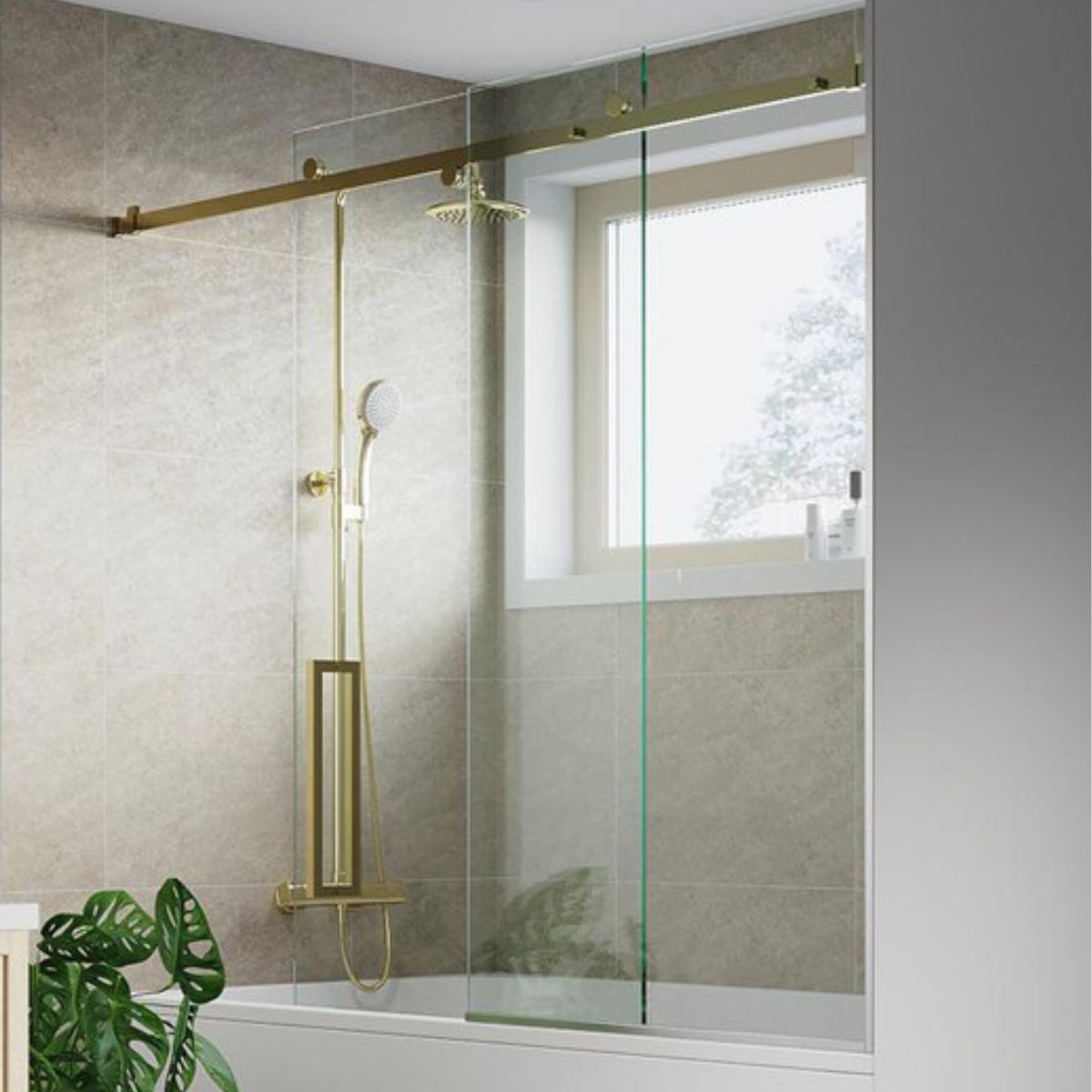 Fibo Grey Sahara Tile Wall Panel 2400x600mm