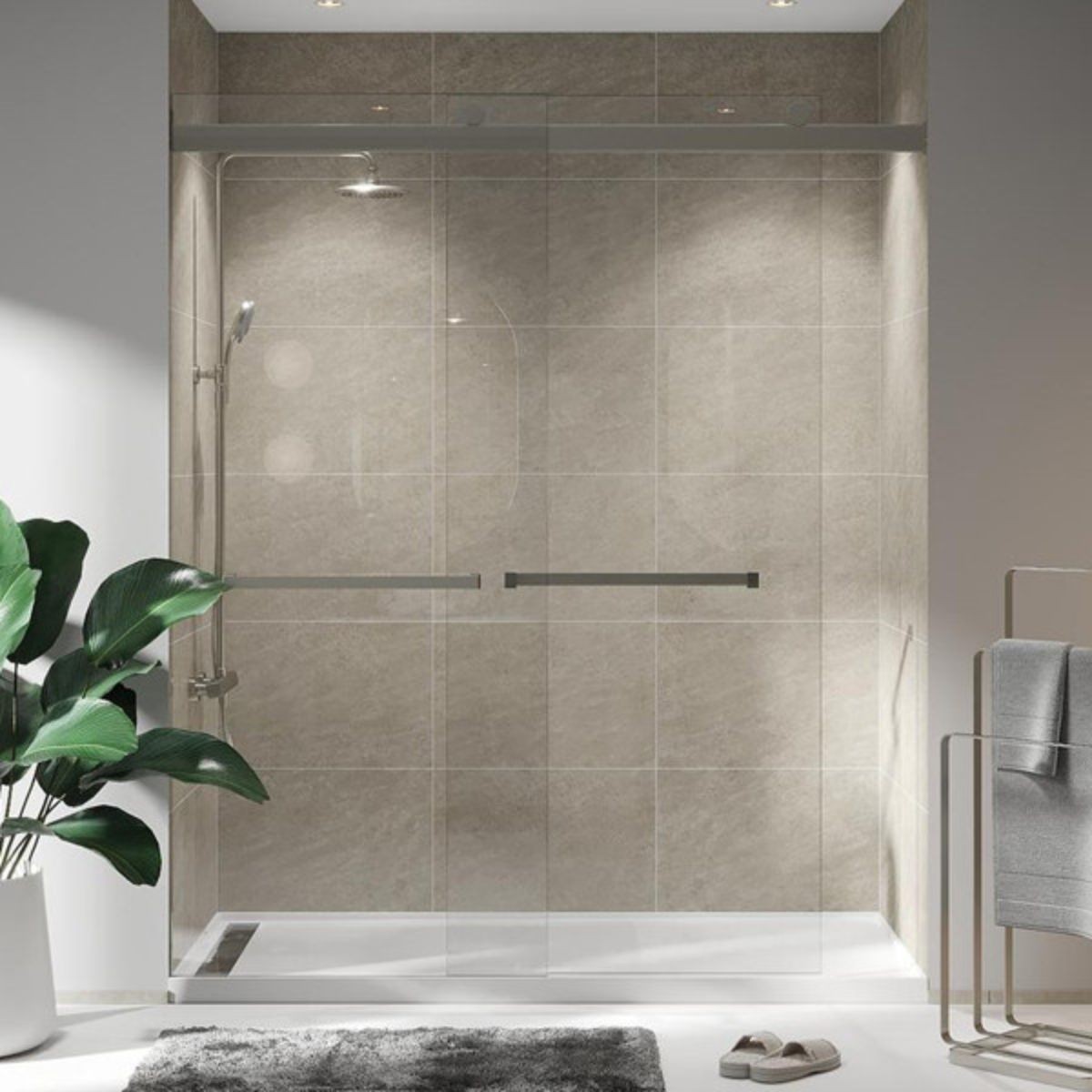 Fibo Grey Sahara Tile Wall Panel 2400x600mm