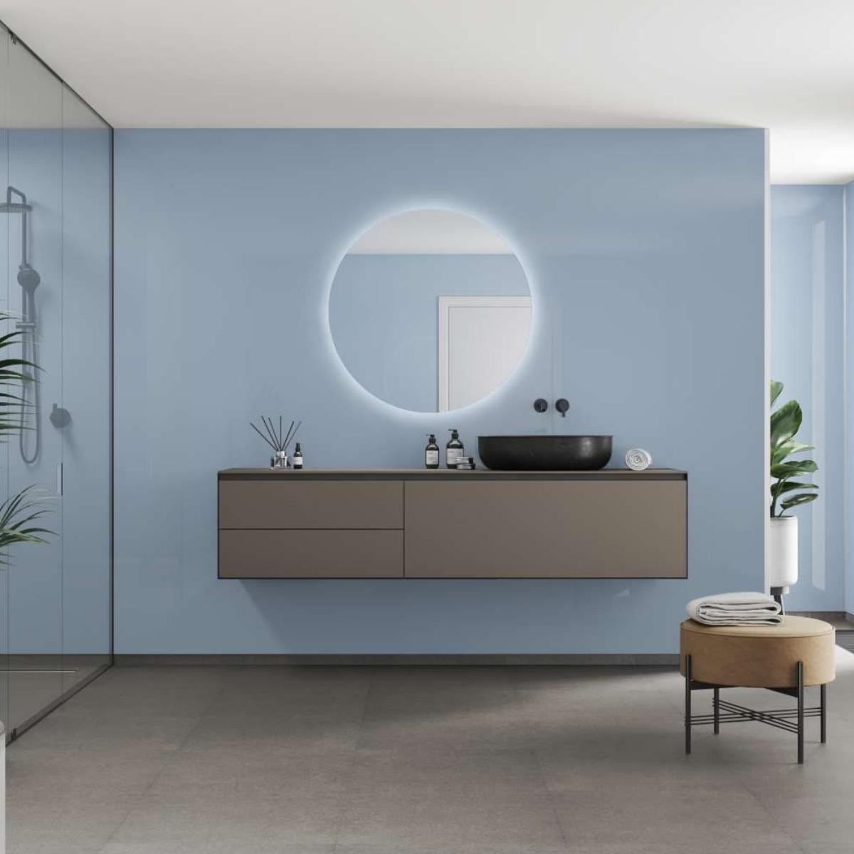 Fibo Frozen Blue Wall Panel 2400x600mm