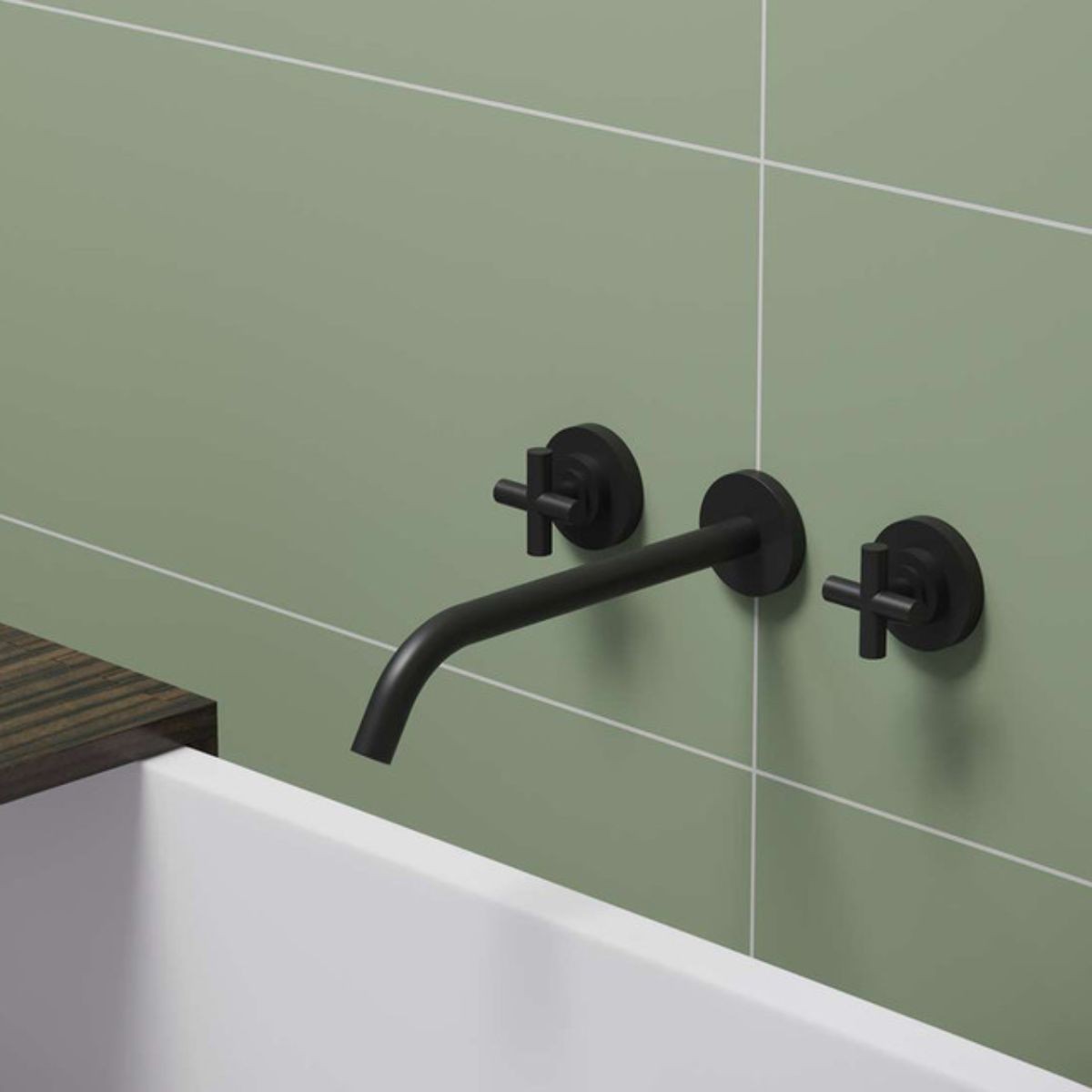 Fibo Olive Green Tile Wall Panel 2400x600mm
