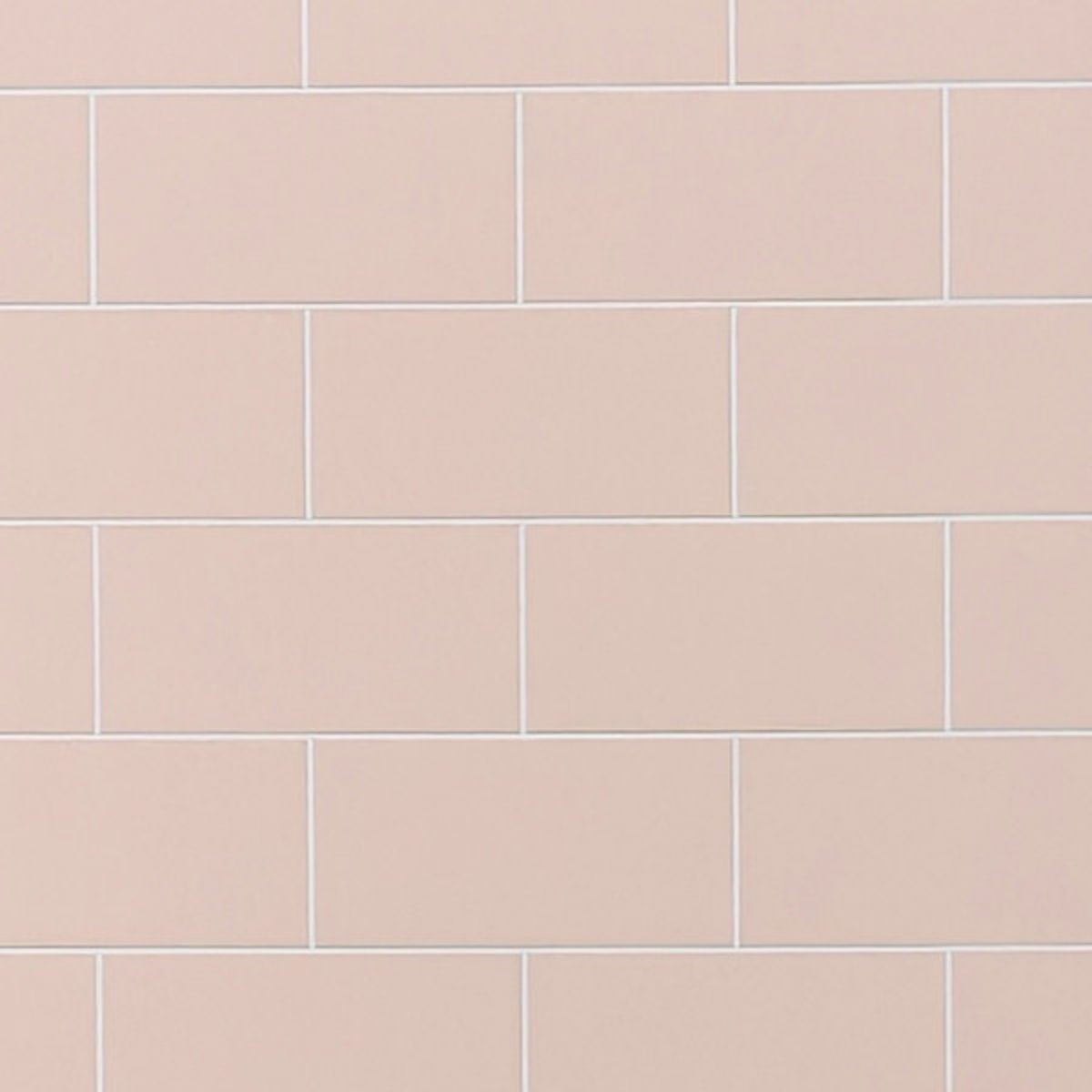 Fibo Dusky Pink Metro Brick Tile Wall Panel 2400x600mm