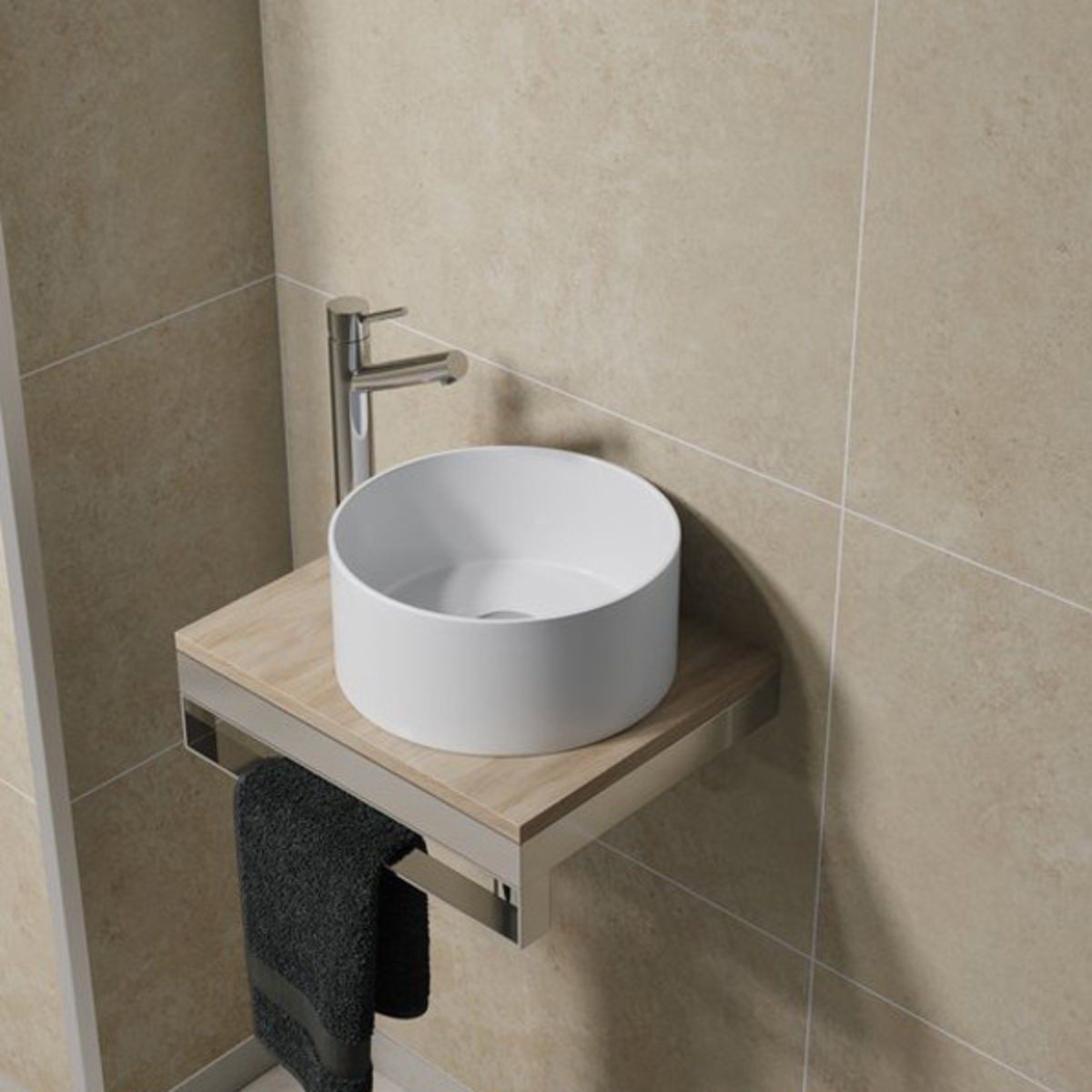 Fibo Desert Gloss Tile Wall Panel 2400x600mm