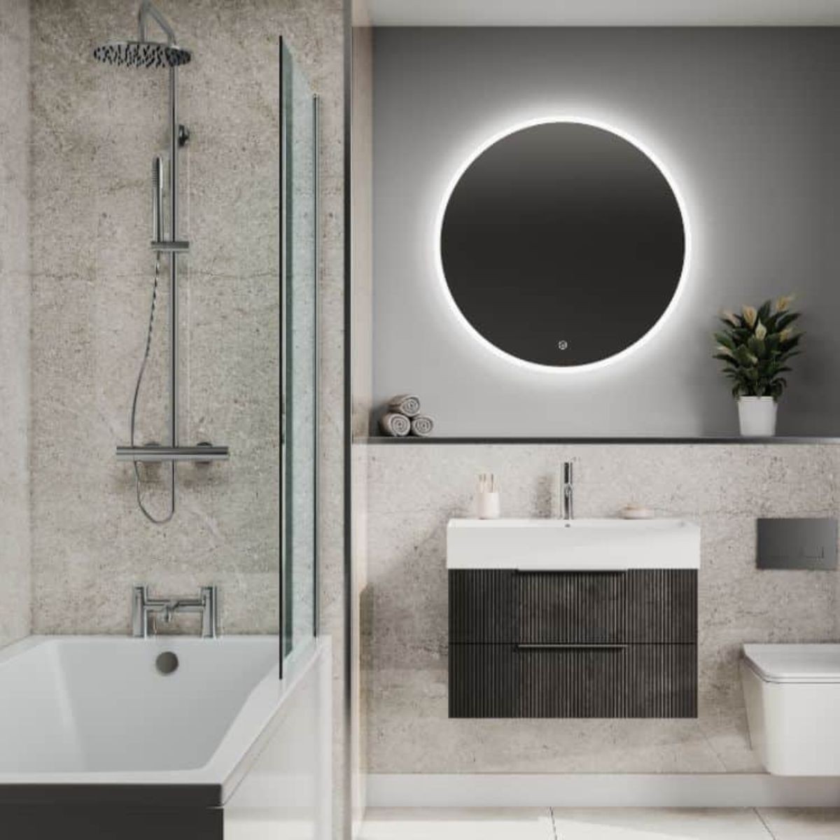 Fibo Polished Stone Wall Panel 2400x600mm