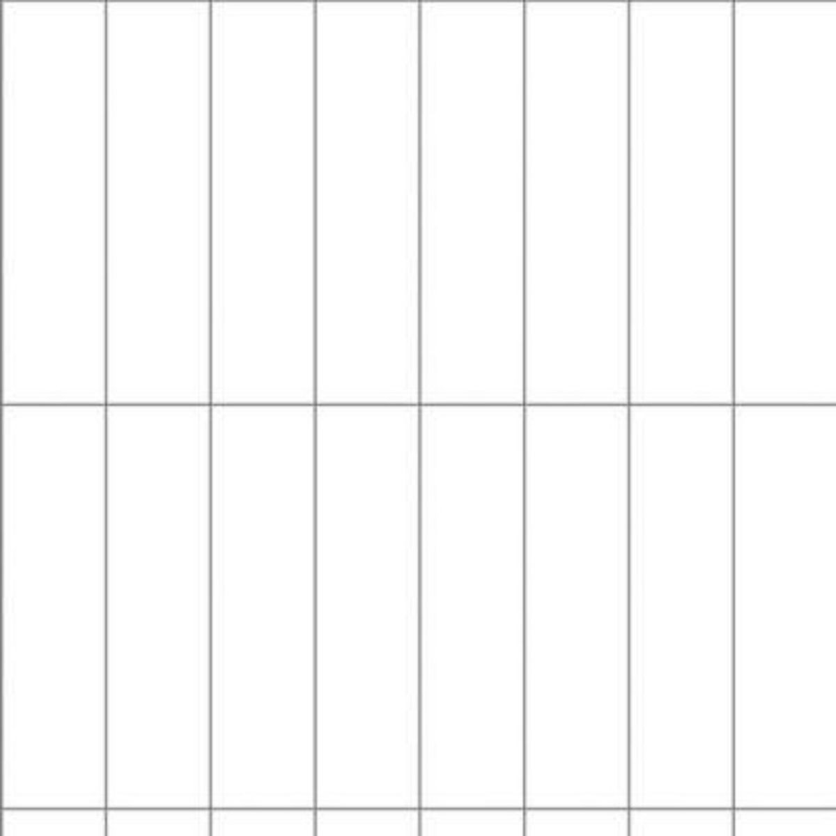 Fibo Denver White Stack Subway Tile Wall Panel 2400x600mm