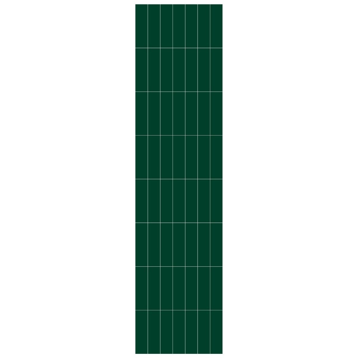 Fibo Bottle Green Stack Subway Wall Tile Panel 2400x600mm