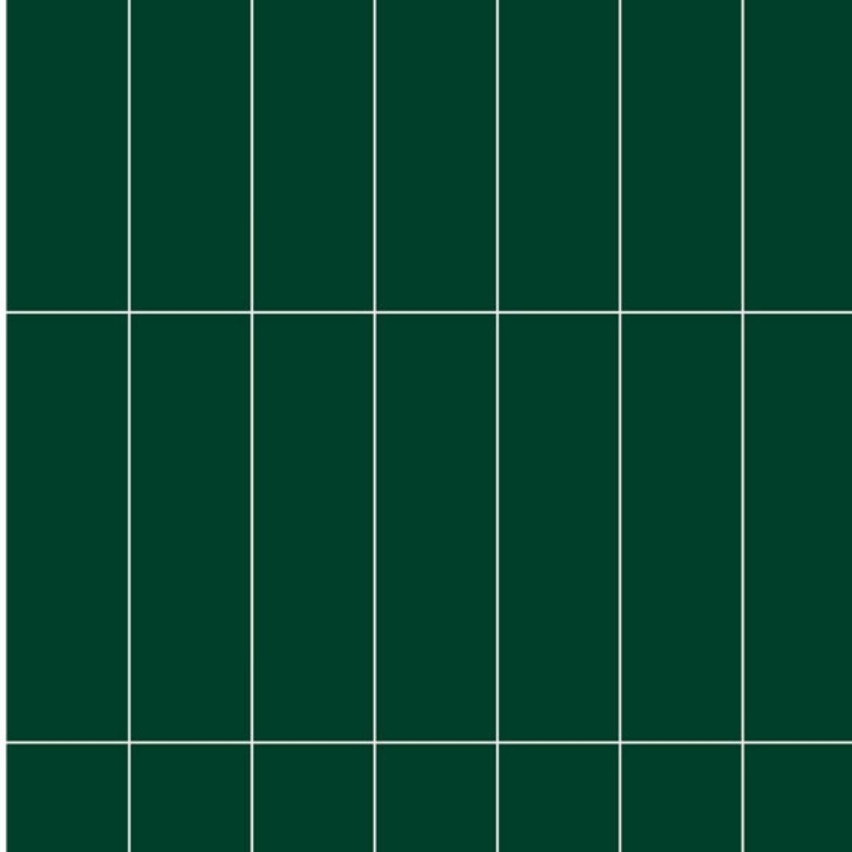 Fibo Bottle Green Stack Subway Wall Tile Panel 2400x600mm