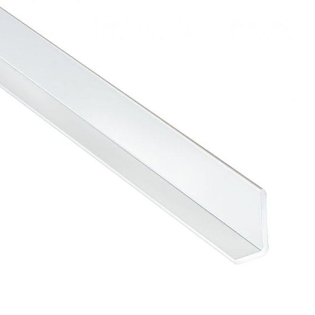 Fibo PVC L Shaped Trim White 2400mm