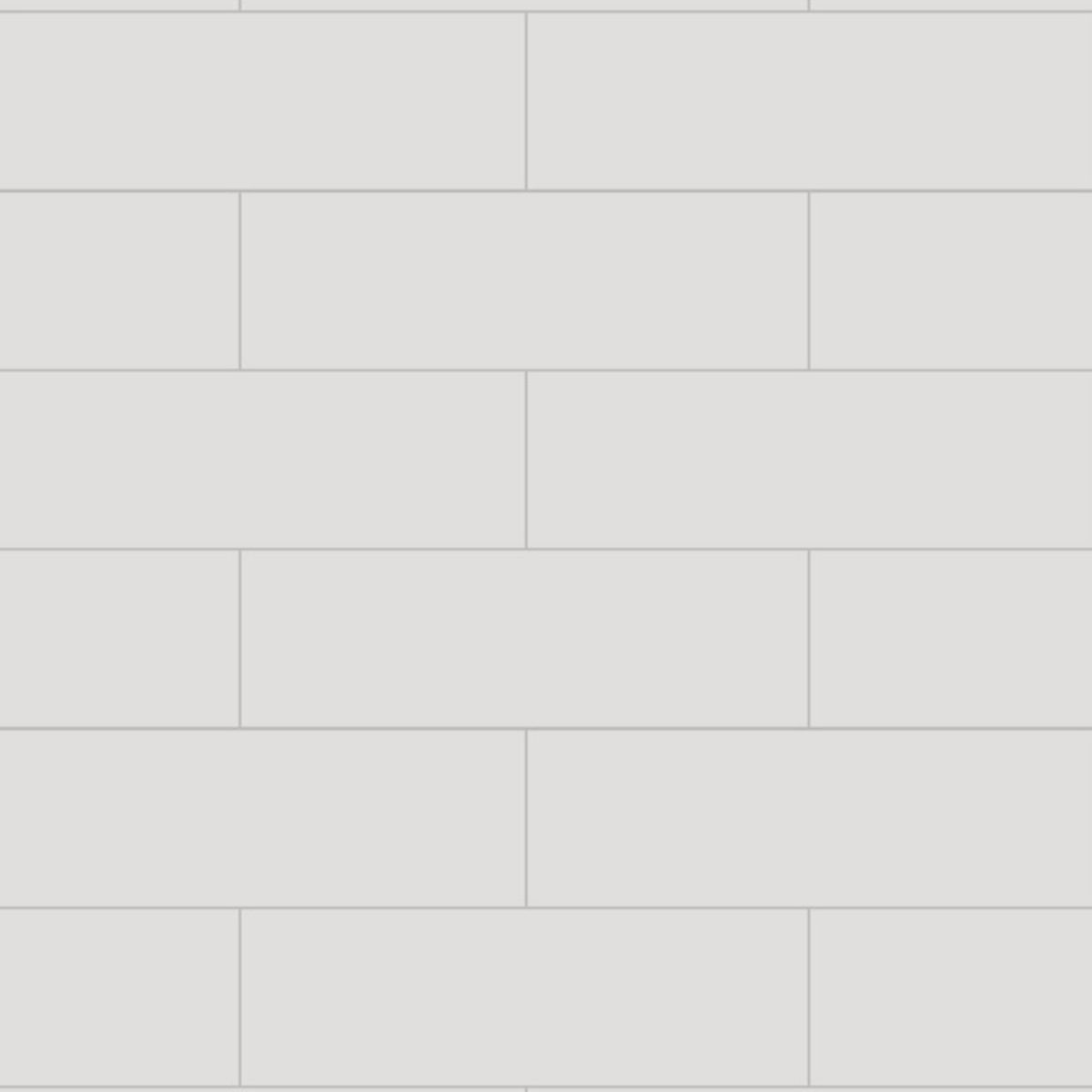 Fibo White Silk Merto Brick Tile Wall Panel 2400x600mm
