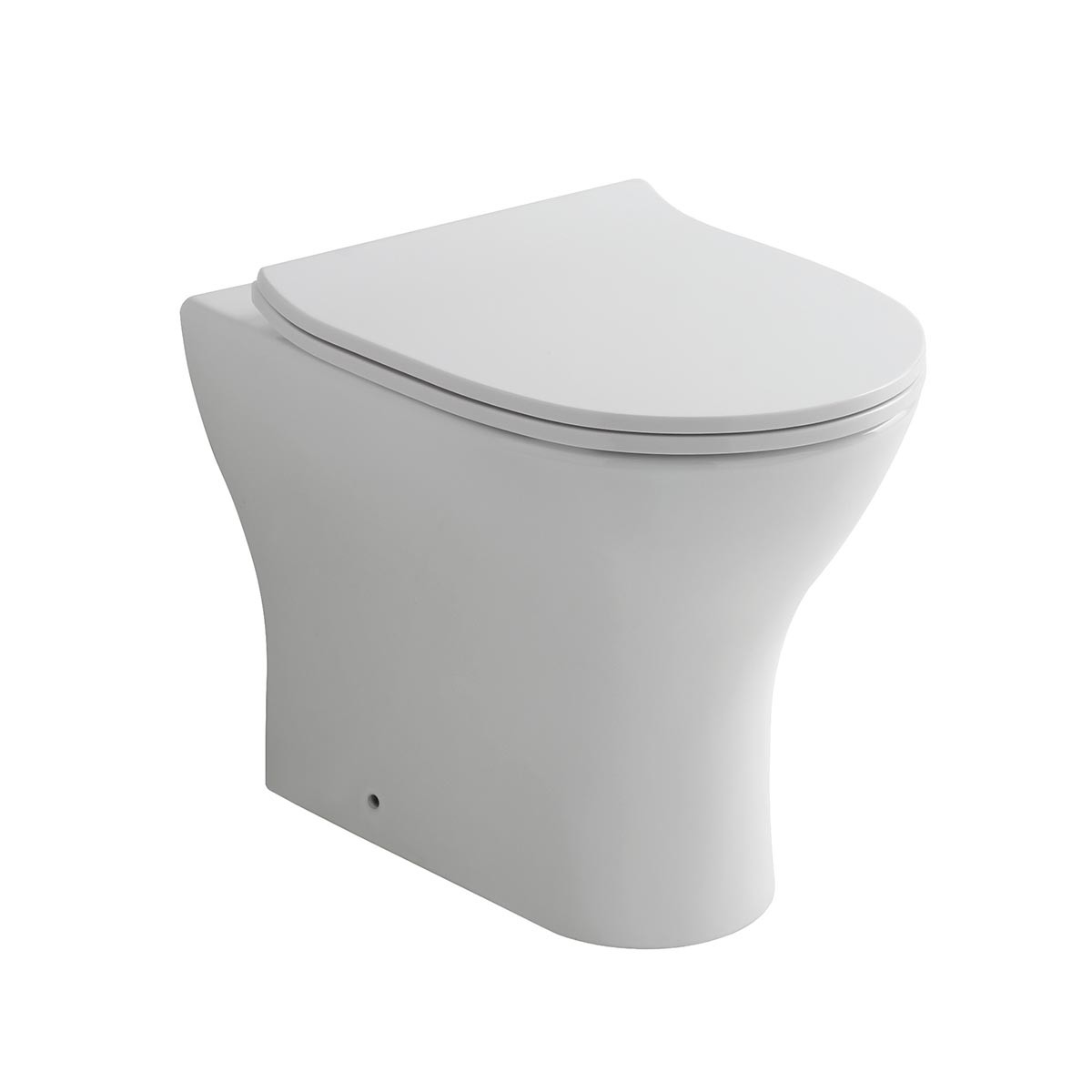 Croft Rimless Back To Wall Pan with Soft Close Seat