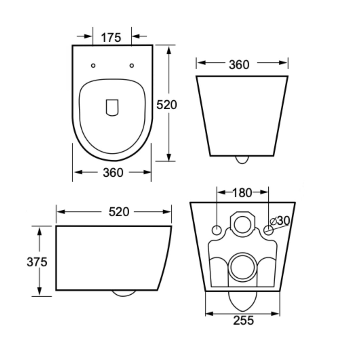 Richmond Wall Hung Pan & Soft Close Seat